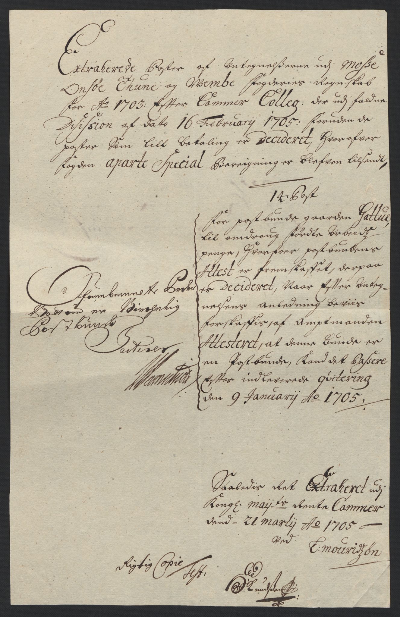 Rentekammeret inntil 1814, Reviderte regnskaper, Fogderegnskap, RA/EA-4092/R04/L0132: Fogderegnskap Moss, Onsøy, Tune, Veme og Åbygge, 1703-1704, p. 354
