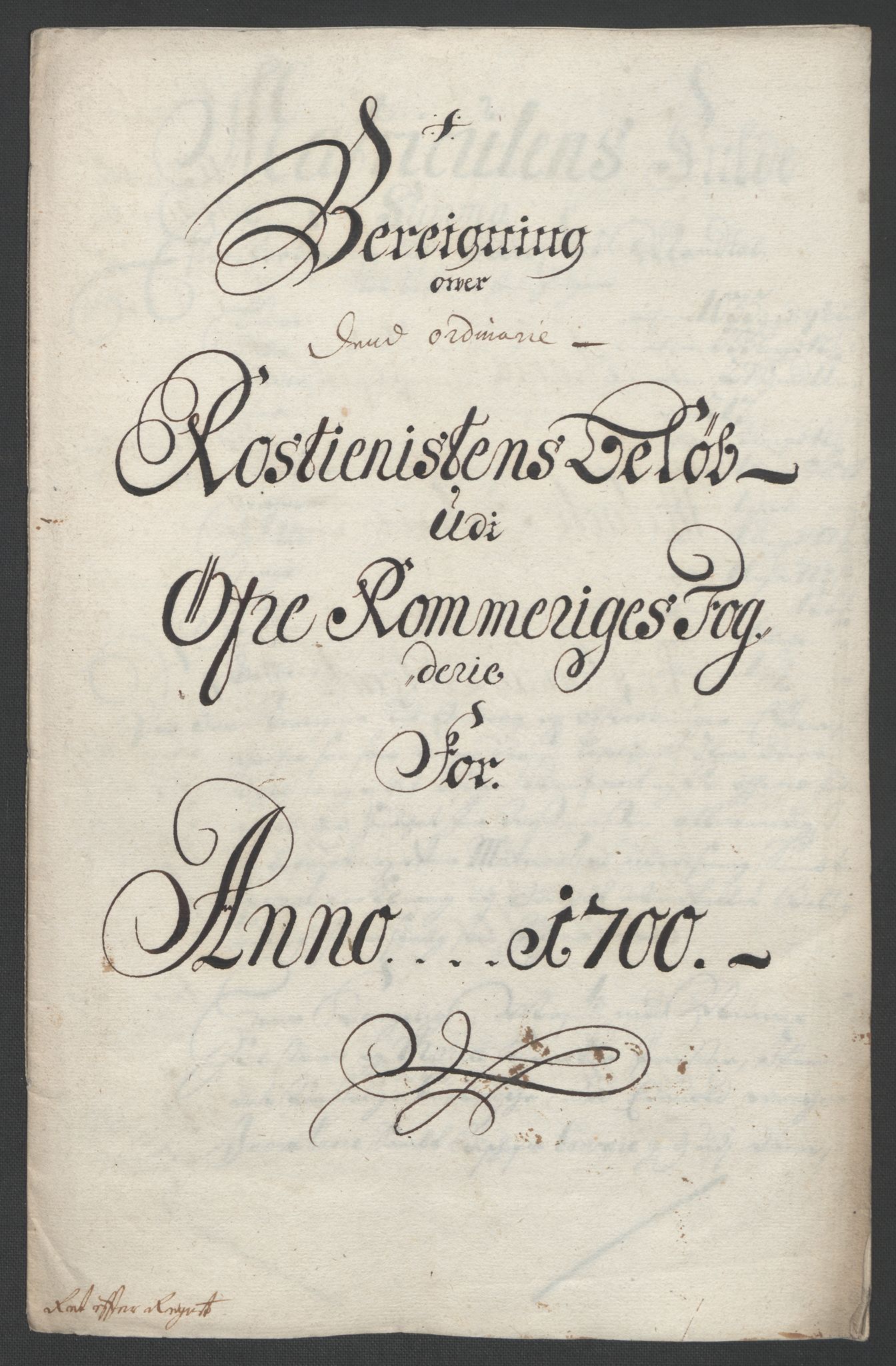 Rentekammeret inntil 1814, Reviderte regnskaper, Fogderegnskap, AV/RA-EA-4092/R12/L0712: Fogderegnskap Øvre Romerike, 1700, p. 237