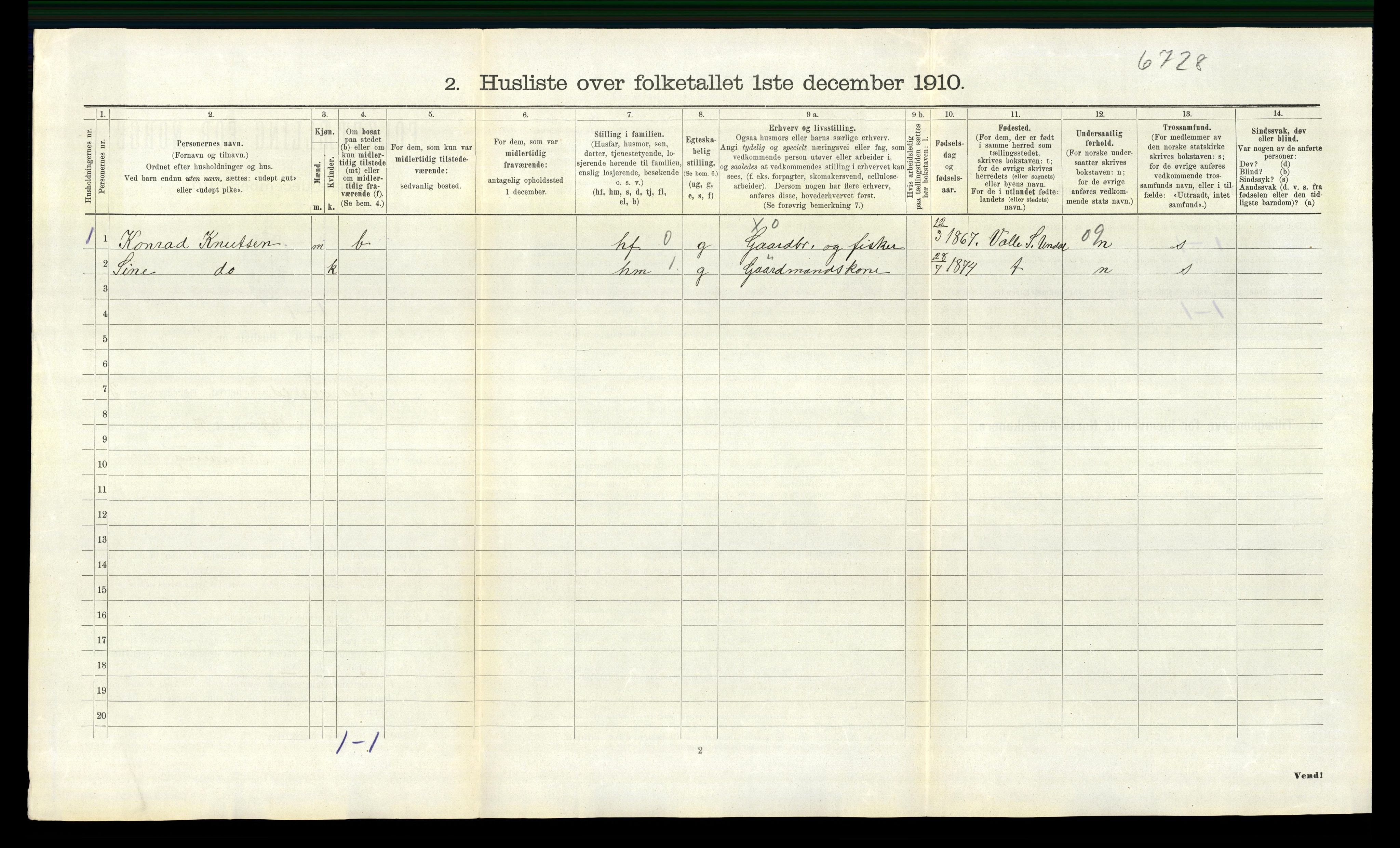 RA, 1910 census for Spangereid, 1910, p. 388