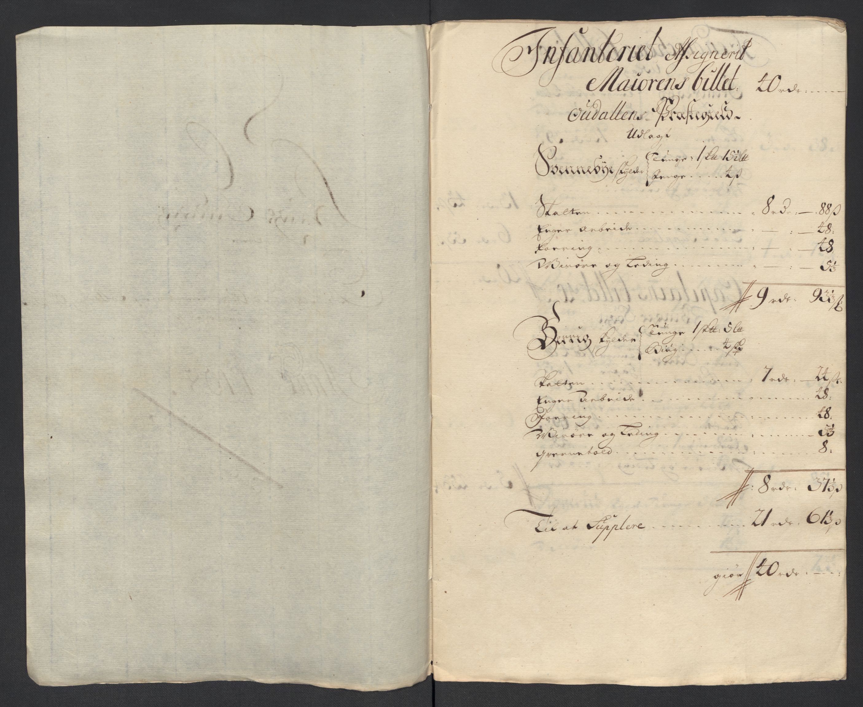 Rentekammeret inntil 1814, Reviderte regnskaper, Fogderegnskap, RA/EA-4092/R13/L0845: Fogderegnskap Solør, Odal og Østerdal, 1708, p. 221