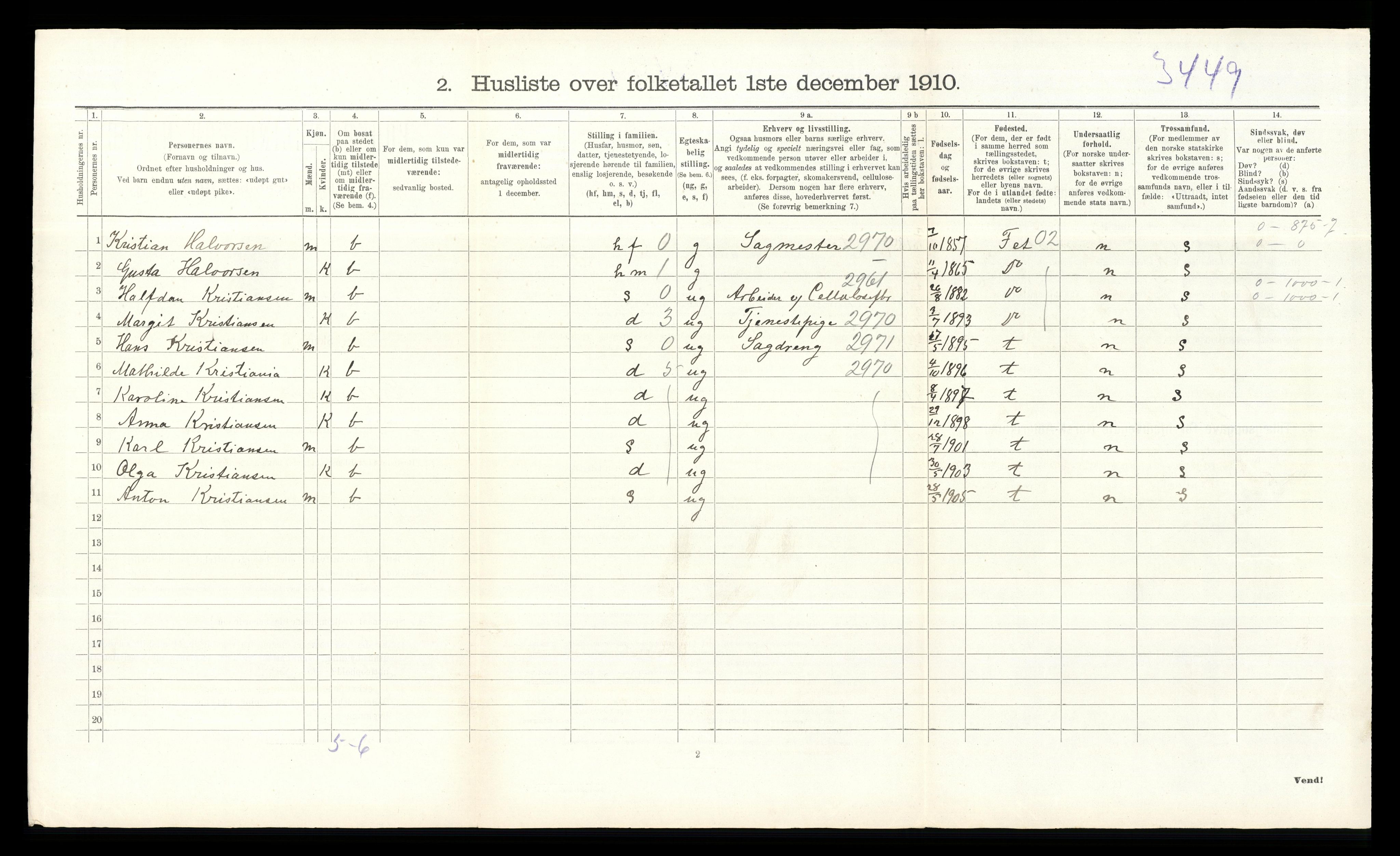 RA, 1910 census for Lillestrøm, 1910, p. 796