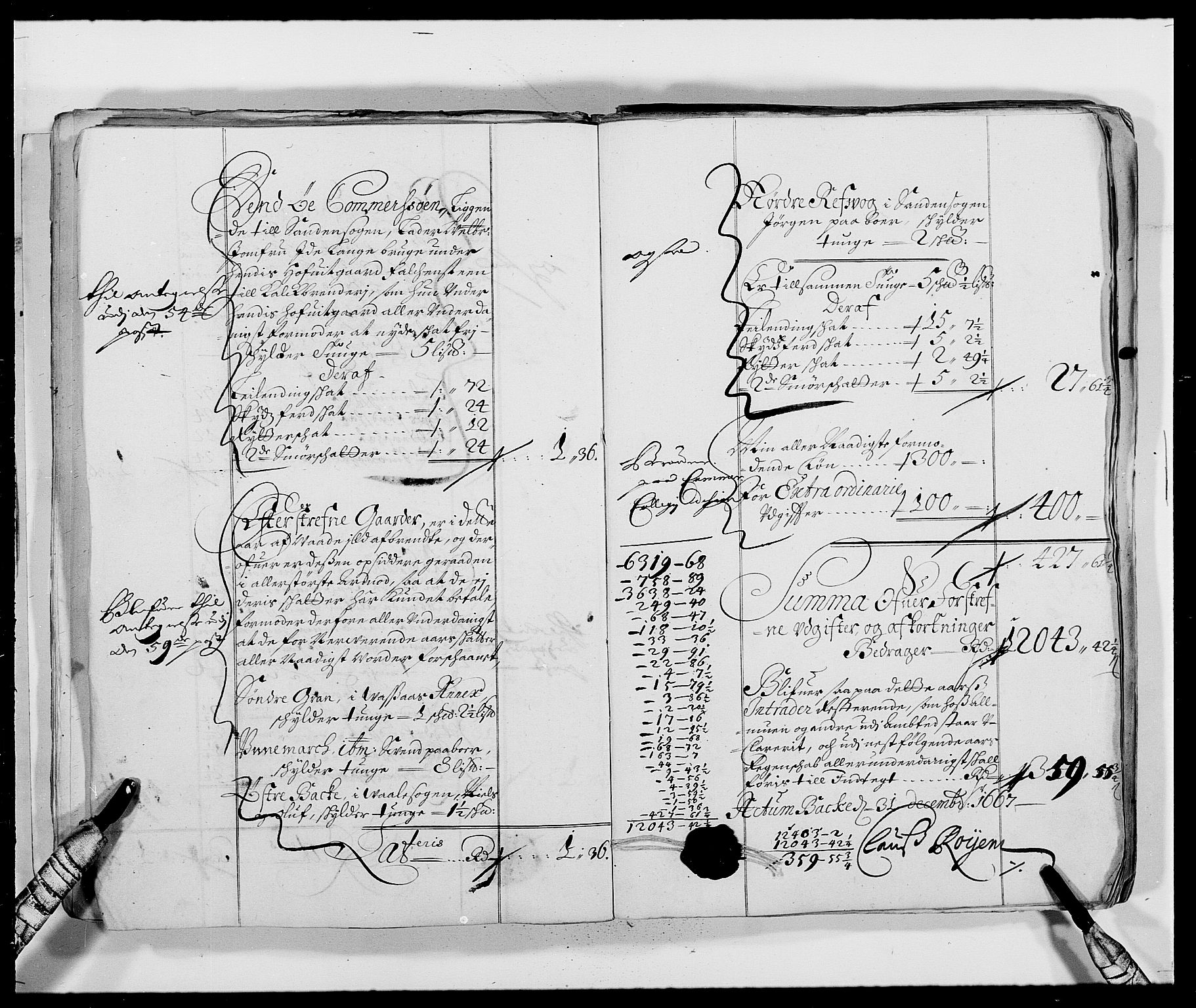 Rentekammeret inntil 1814, Reviderte regnskaper, Fogderegnskap, RA/EA-4092/R32/L1839: Fogderegnskap Jarlsberg grevskap, 1664-1673, p. 55