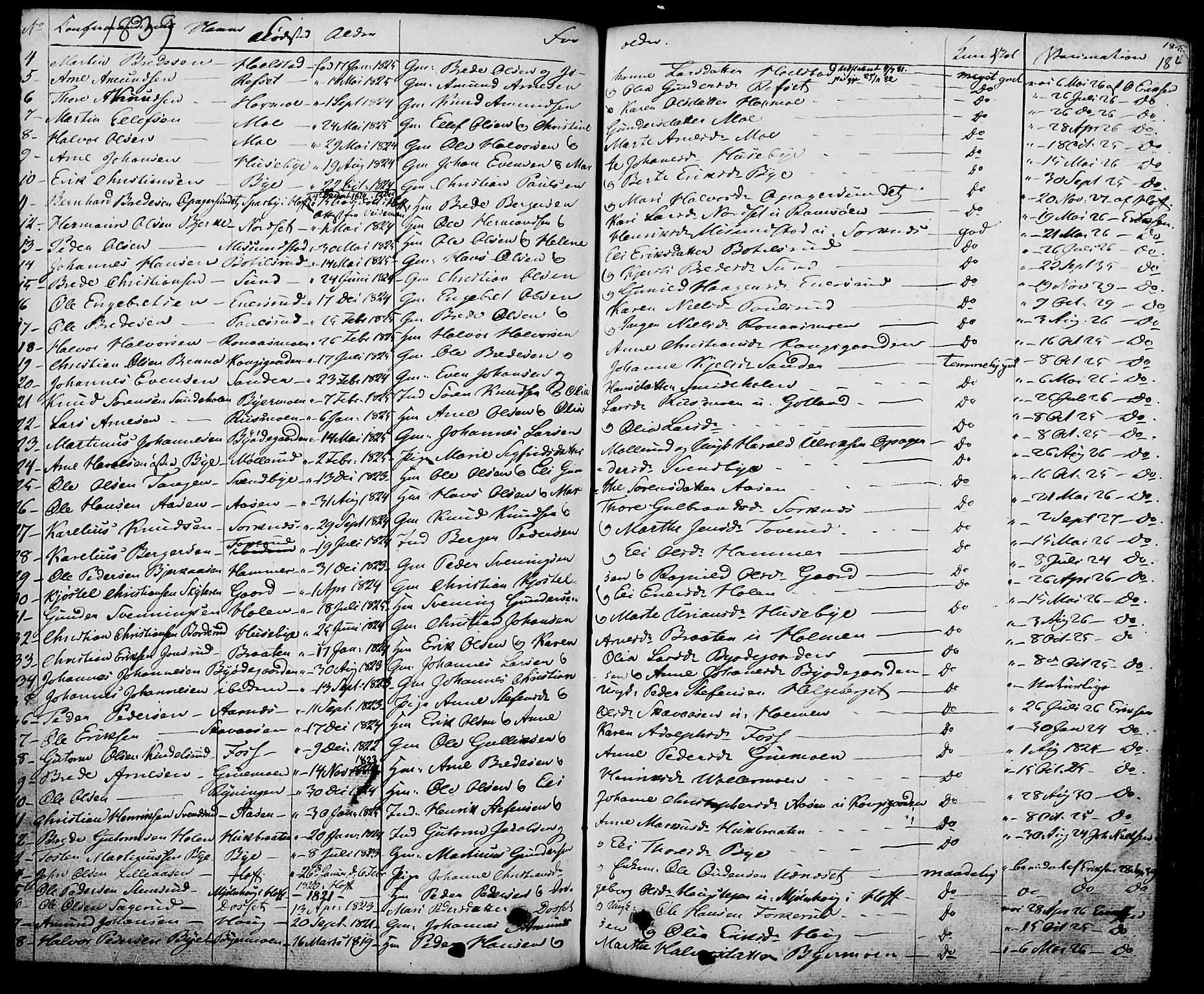 Grue prestekontor, AV/SAH-PREST-036/H/Ha/Haa/L0007: Parish register (official) no. 7, 1830-1847, p. 184