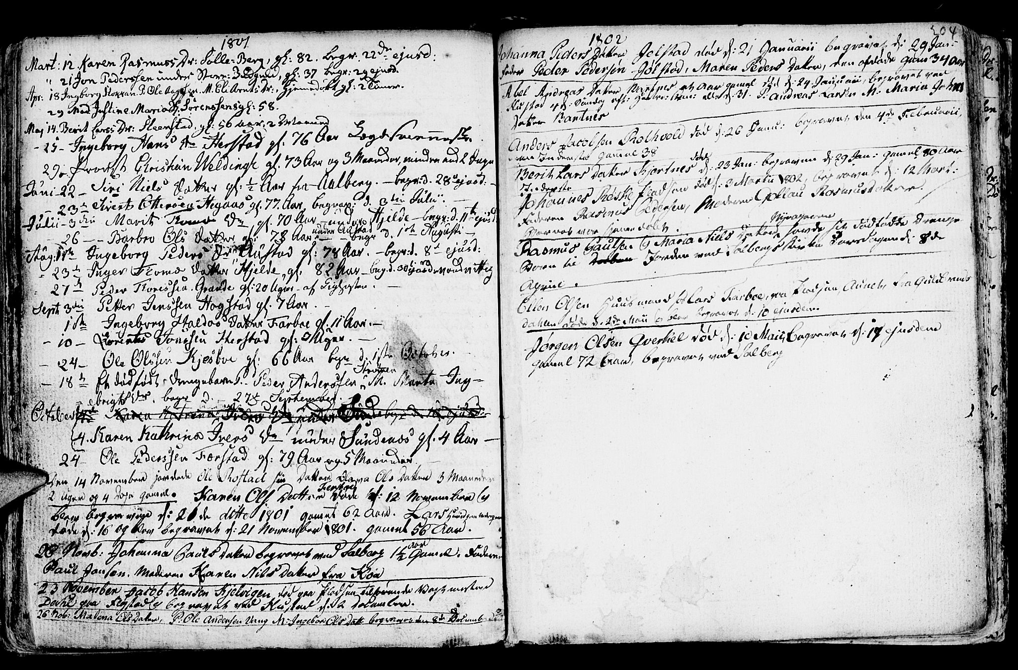 Ministerialprotokoller, klokkerbøker og fødselsregistre - Nord-Trøndelag, SAT/A-1458/730/L0273: Parish register (official) no. 730A02, 1762-1802, p. 204