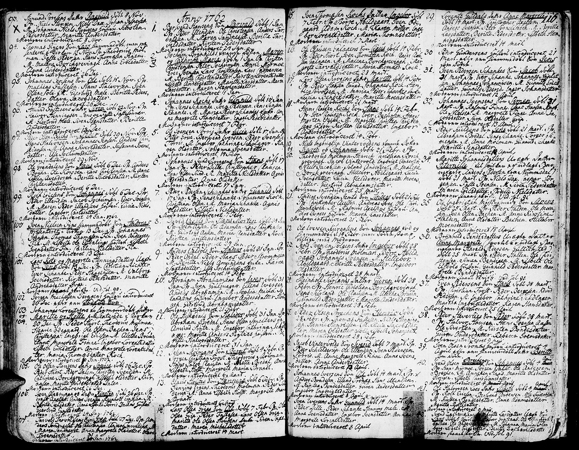 Ministerialprotokoller, klokkerbøker og fødselsregistre - Sør-Trøndelag, SAT/A-1456/681/L0925: Parish register (official) no. 681A03, 1727-1766, p. 116