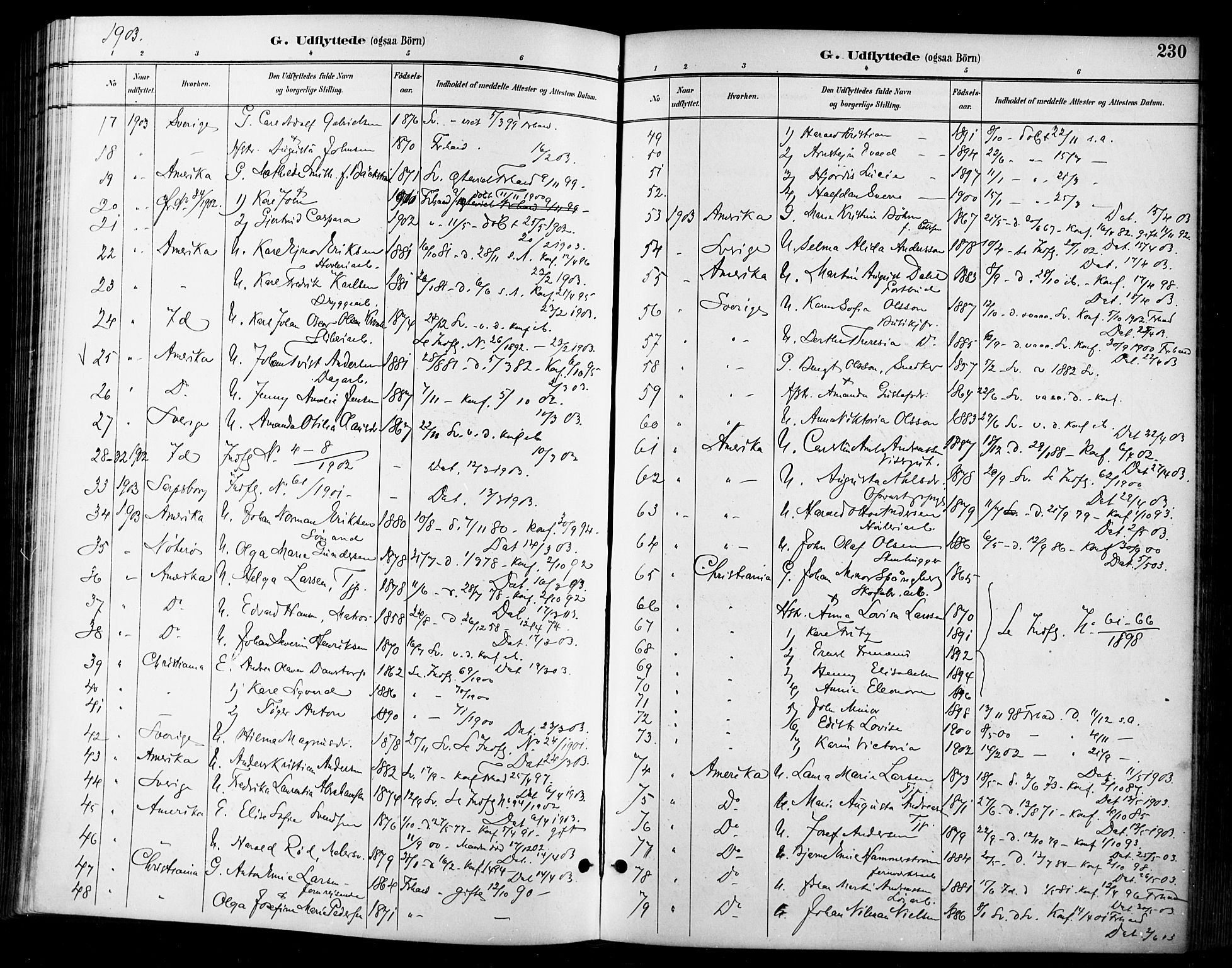 Halden prestekontor Kirkebøker, SAO/A-10909/F/Fa/L0014: Parish register (official) no. I 14, 1890-1906, p. 230