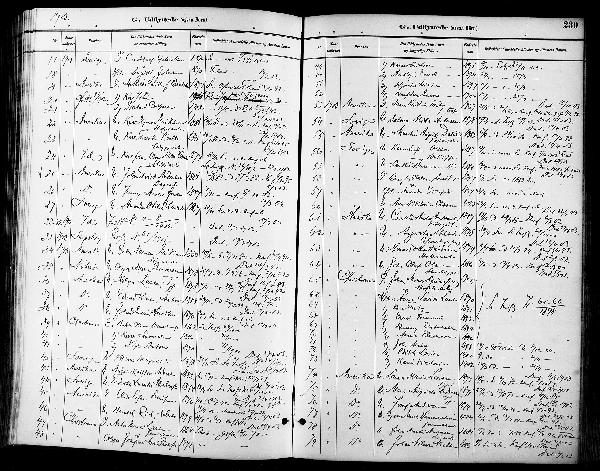 Halden prestekontor Kirkebøker, AV/SAO-A-10909/F/Fa/L0014: Parish register (official) no. I 14, 1890-1906, p. 230