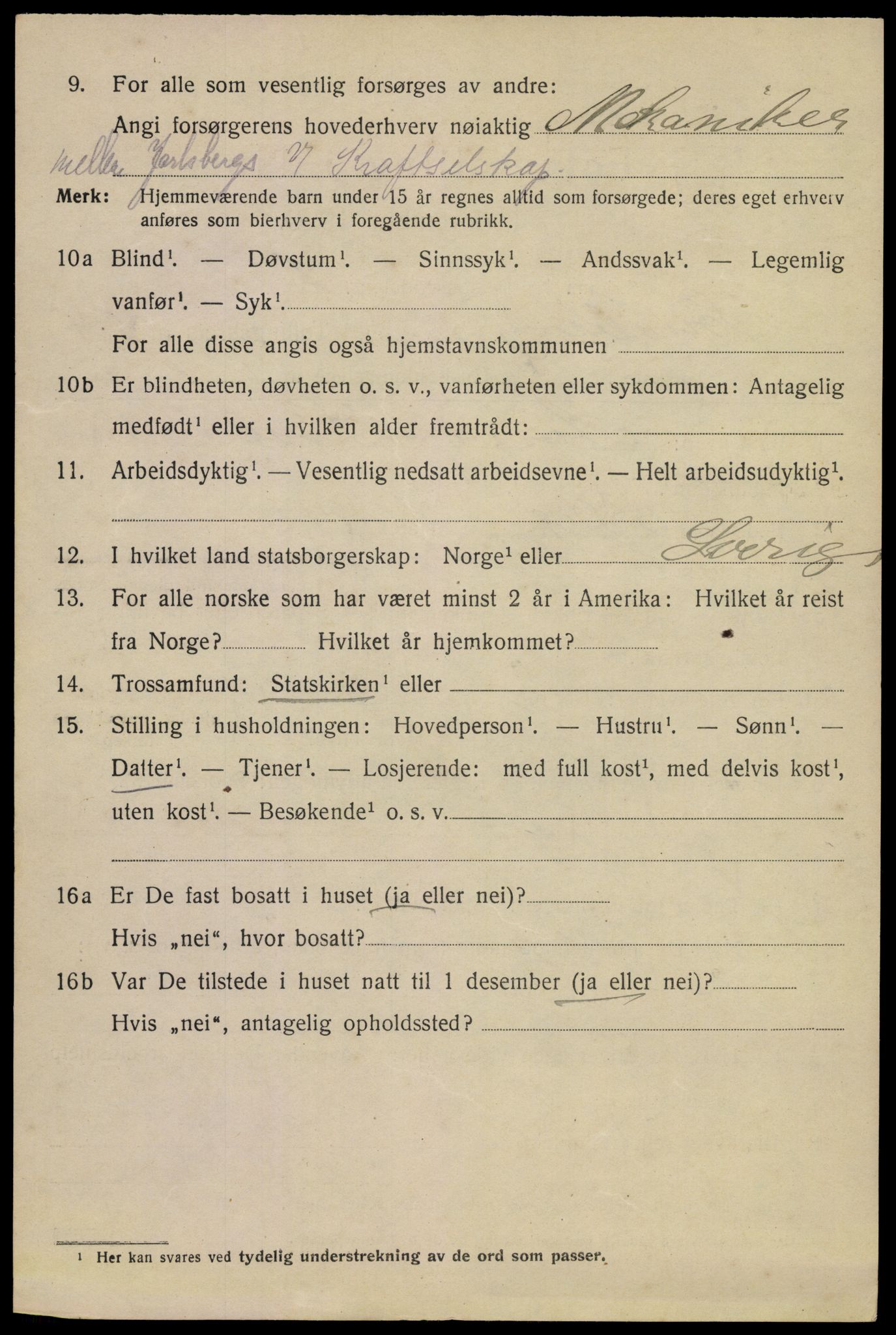 SAKO, 1920 census for Tønsberg, 1920, p. 18194