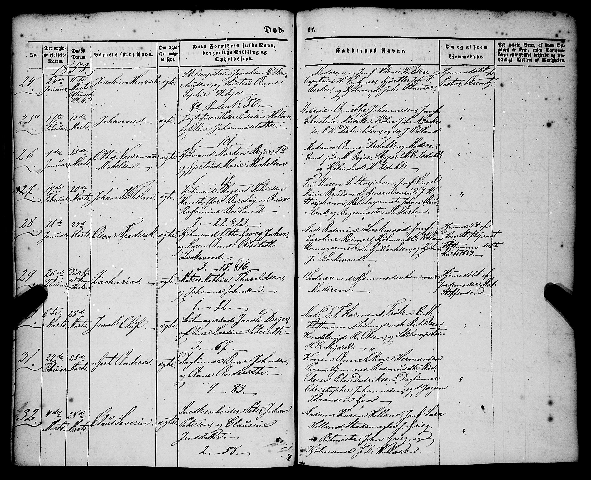 Nykirken Sokneprestembete, AV/SAB-A-77101/H/Haa/L0014: Parish register (official) no. B 1, 1844-1858, p. 82