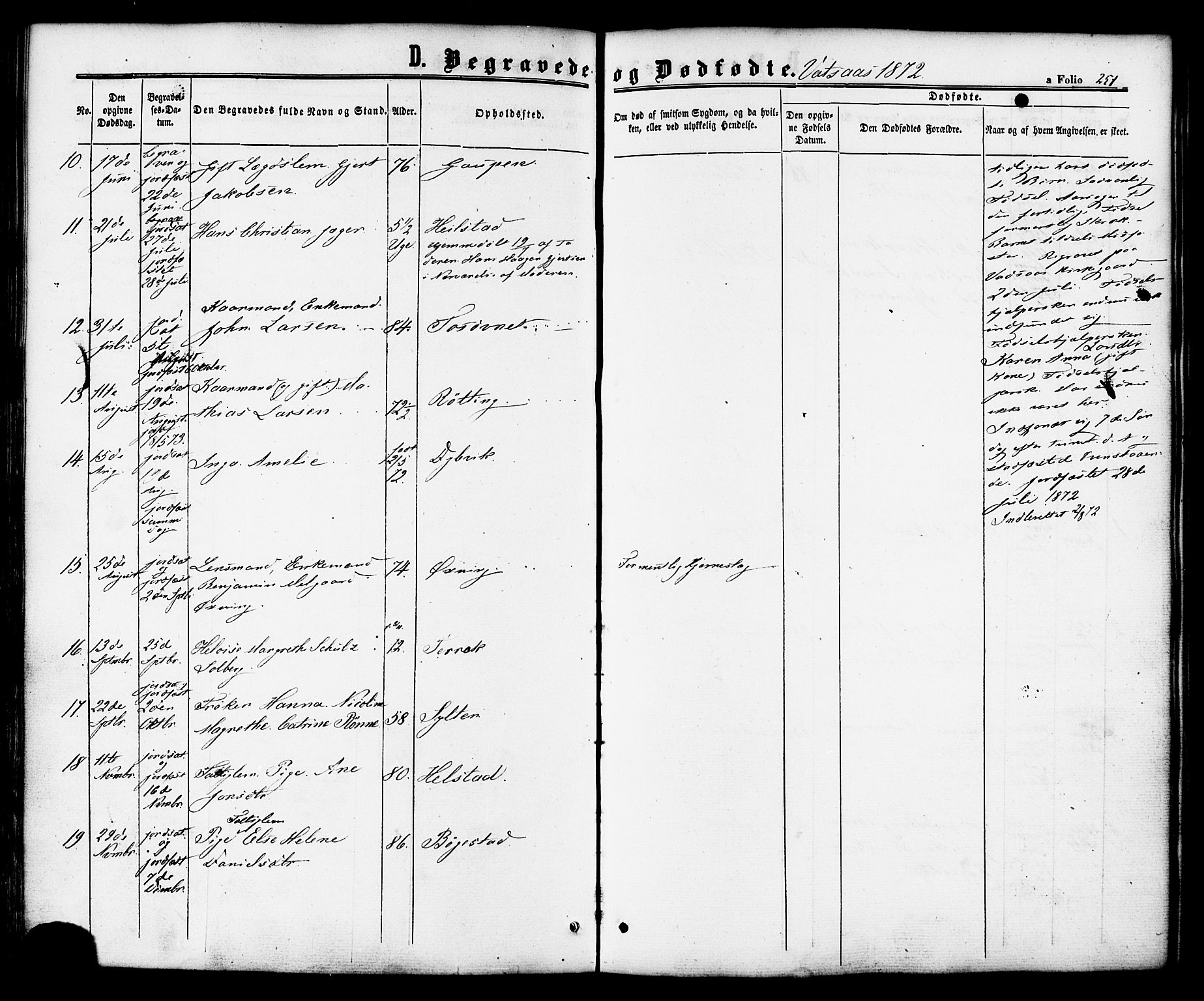 Ministerialprotokoller, klokkerbøker og fødselsregistre - Nordland, SAT/A-1459/810/L0146: Parish register (official) no. 810A08 /1, 1862-1874, p. 251