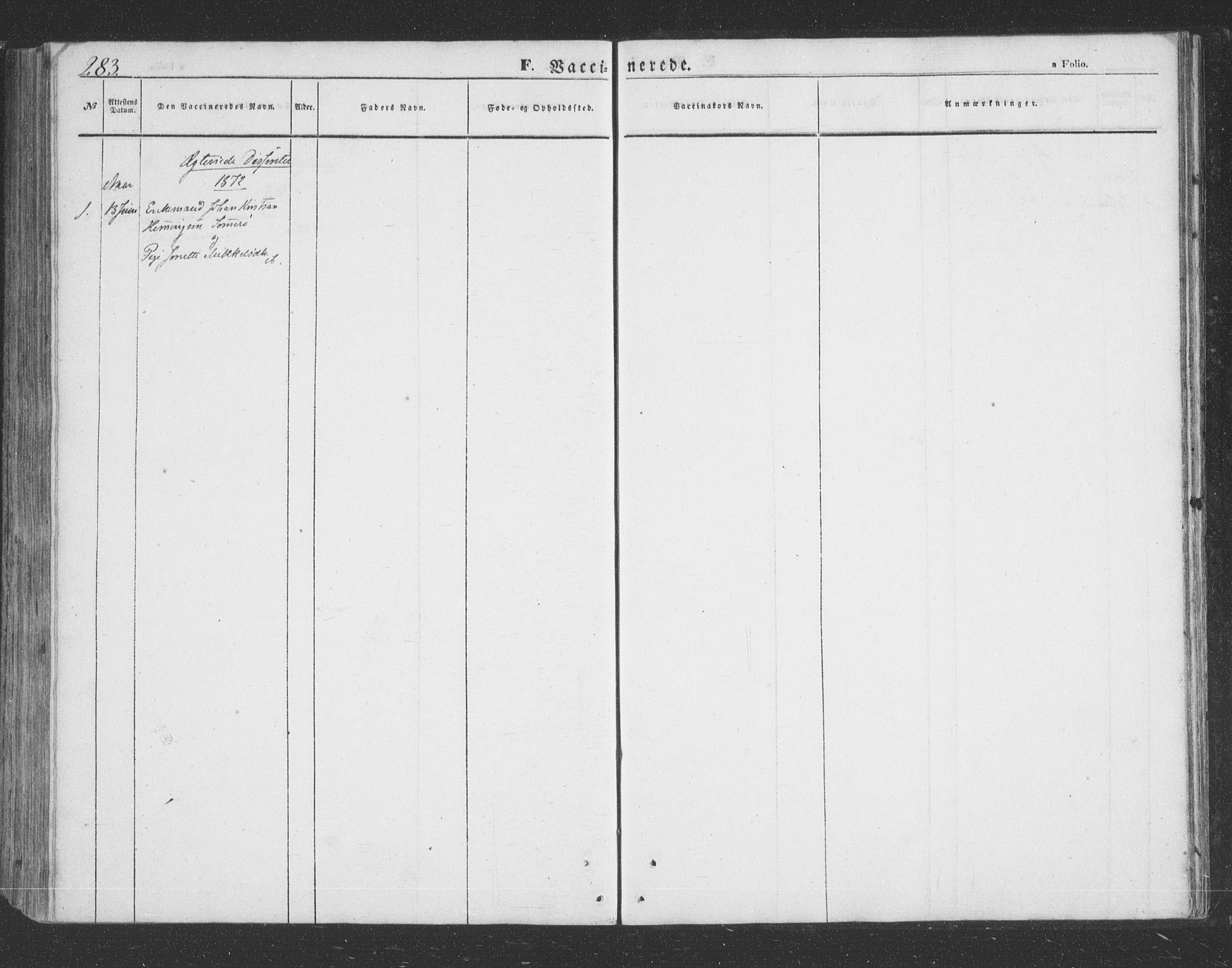 Lenvik sokneprestembete, SATØ/S-1310/H/Ha/Hab/L0020klokker: Parish register (copy) no. 20, 1855-1883, p. 283