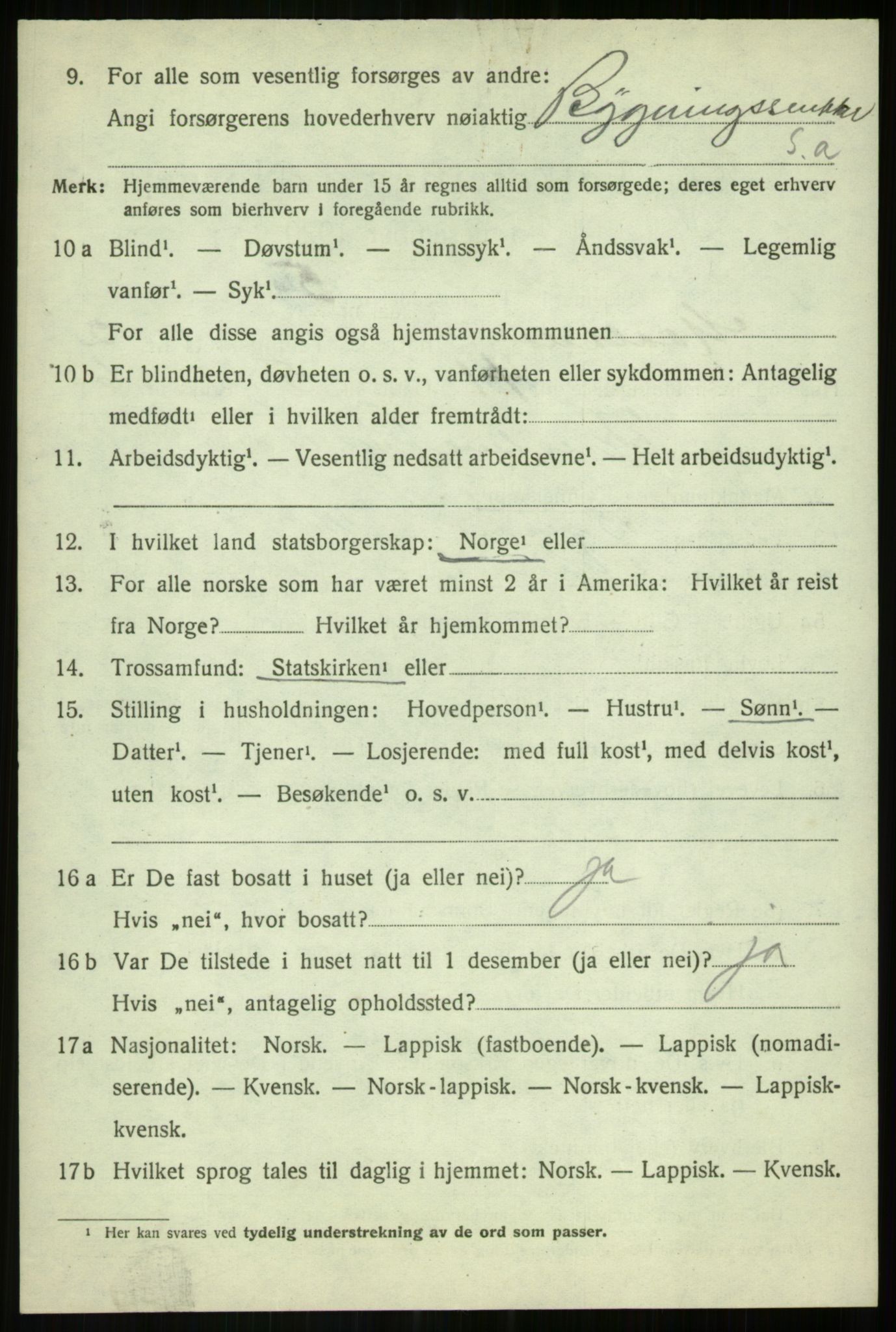 SATØ, 1920 census for Målselv, 1920, p. 2250