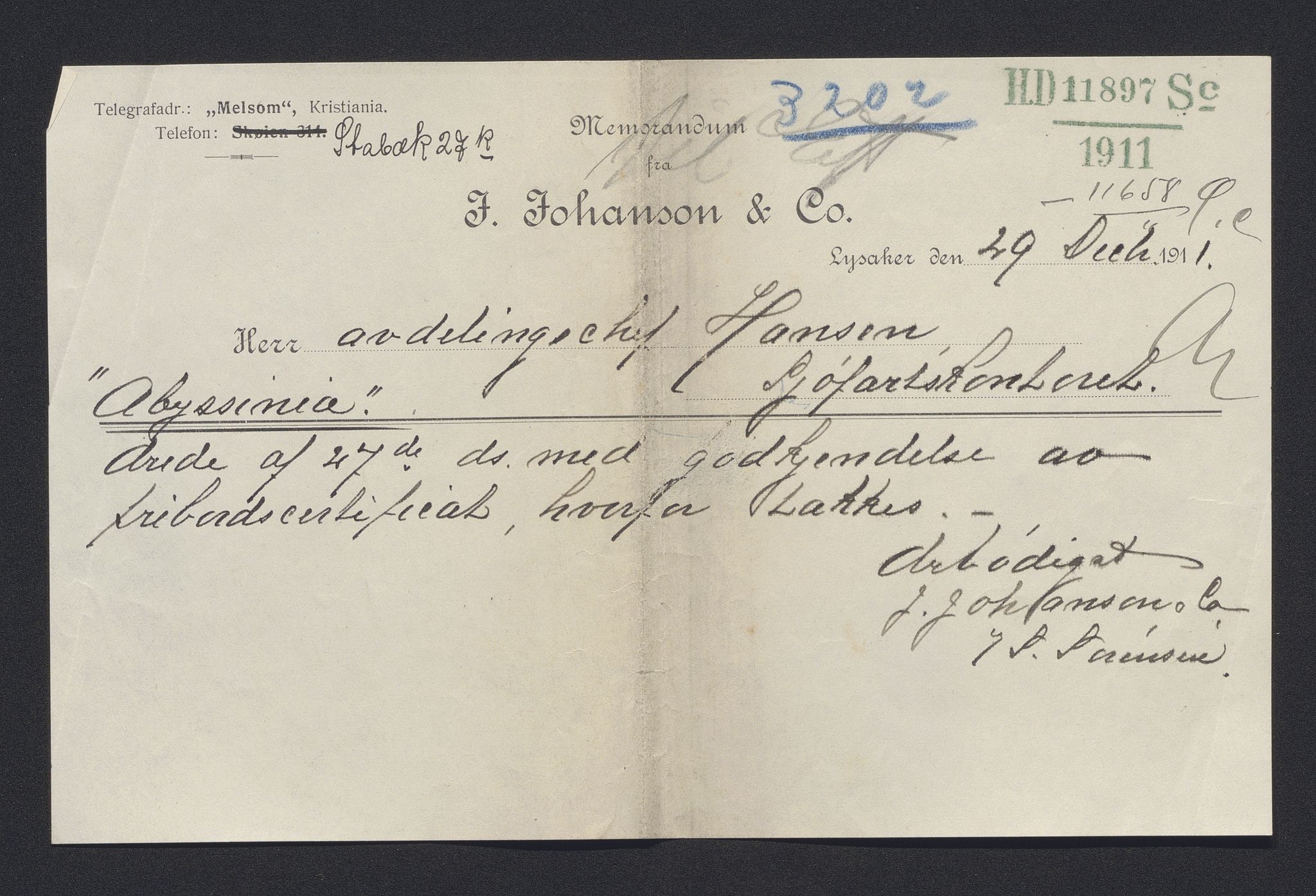 Sjøfartsdirektoratet med forløpere, skipsmapper slettede skip, AV/RA-S-4998/F/Fa/L0001: --, 1860-1922, p. 254