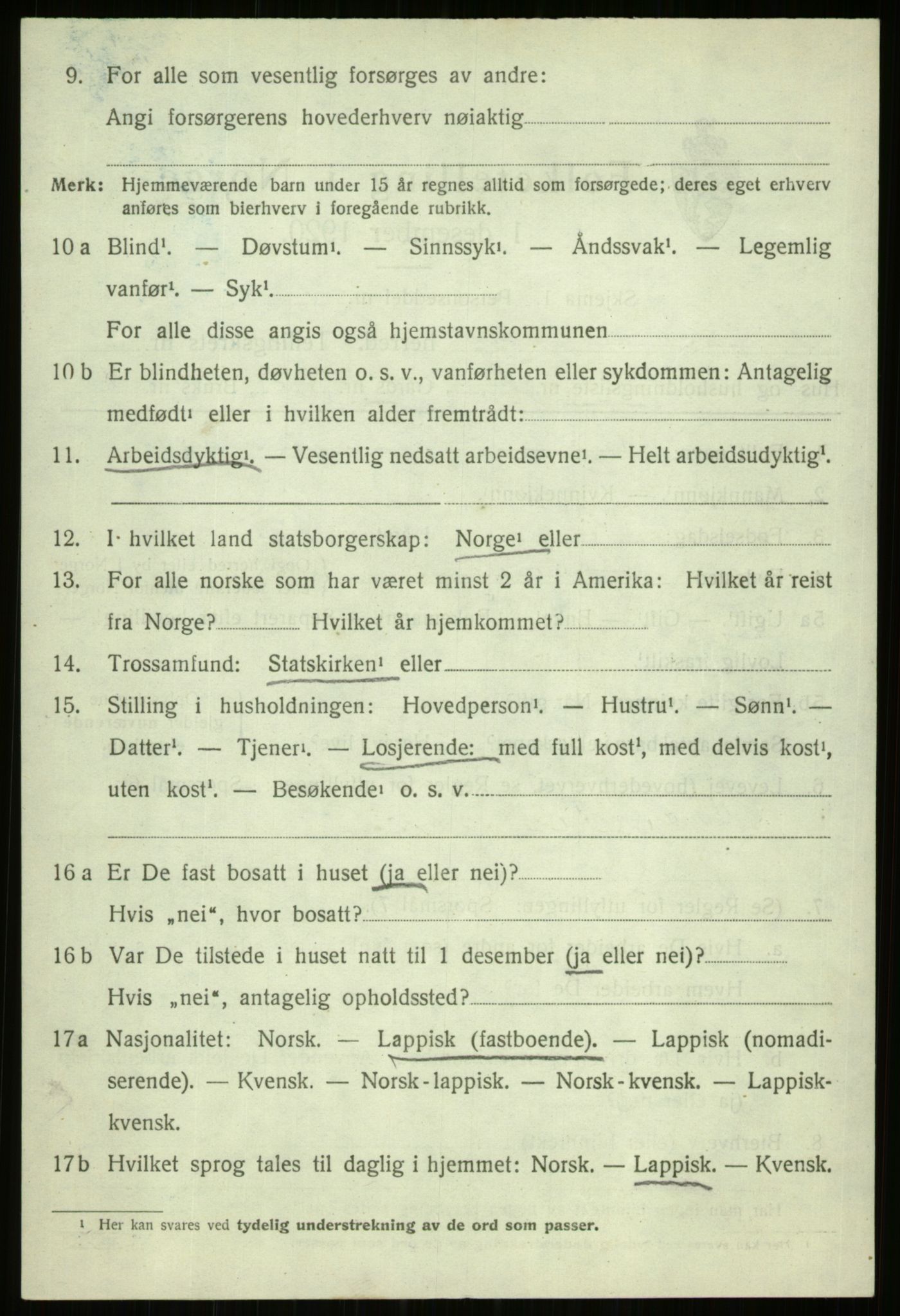 SATØ, 1920 census for Ibestad, 1920, p. 4106