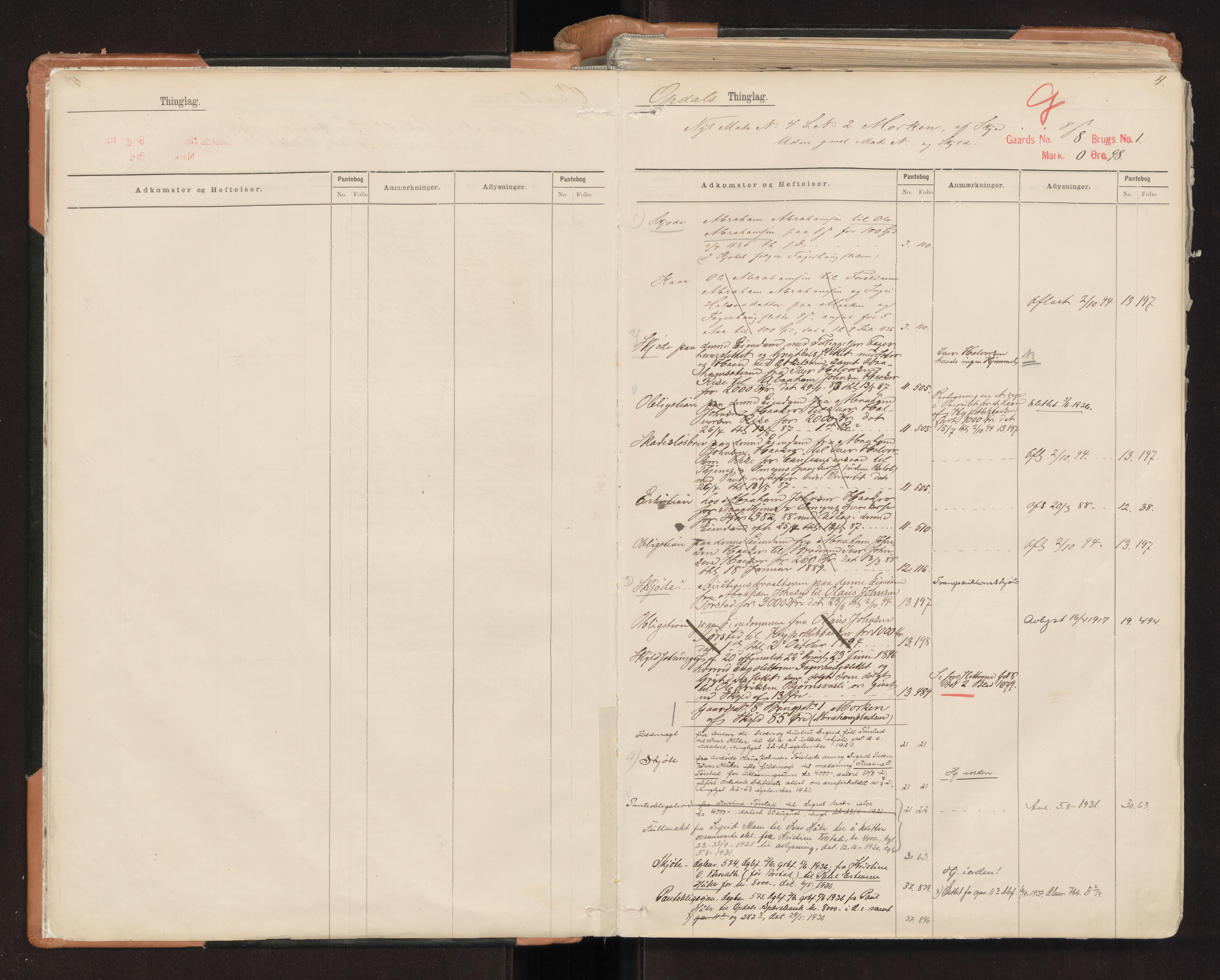 Orkdal sorenskriveri, SAT/A-4169/1/2/2A/2Aa/L0039: Mortgage register no. 39, p. 4