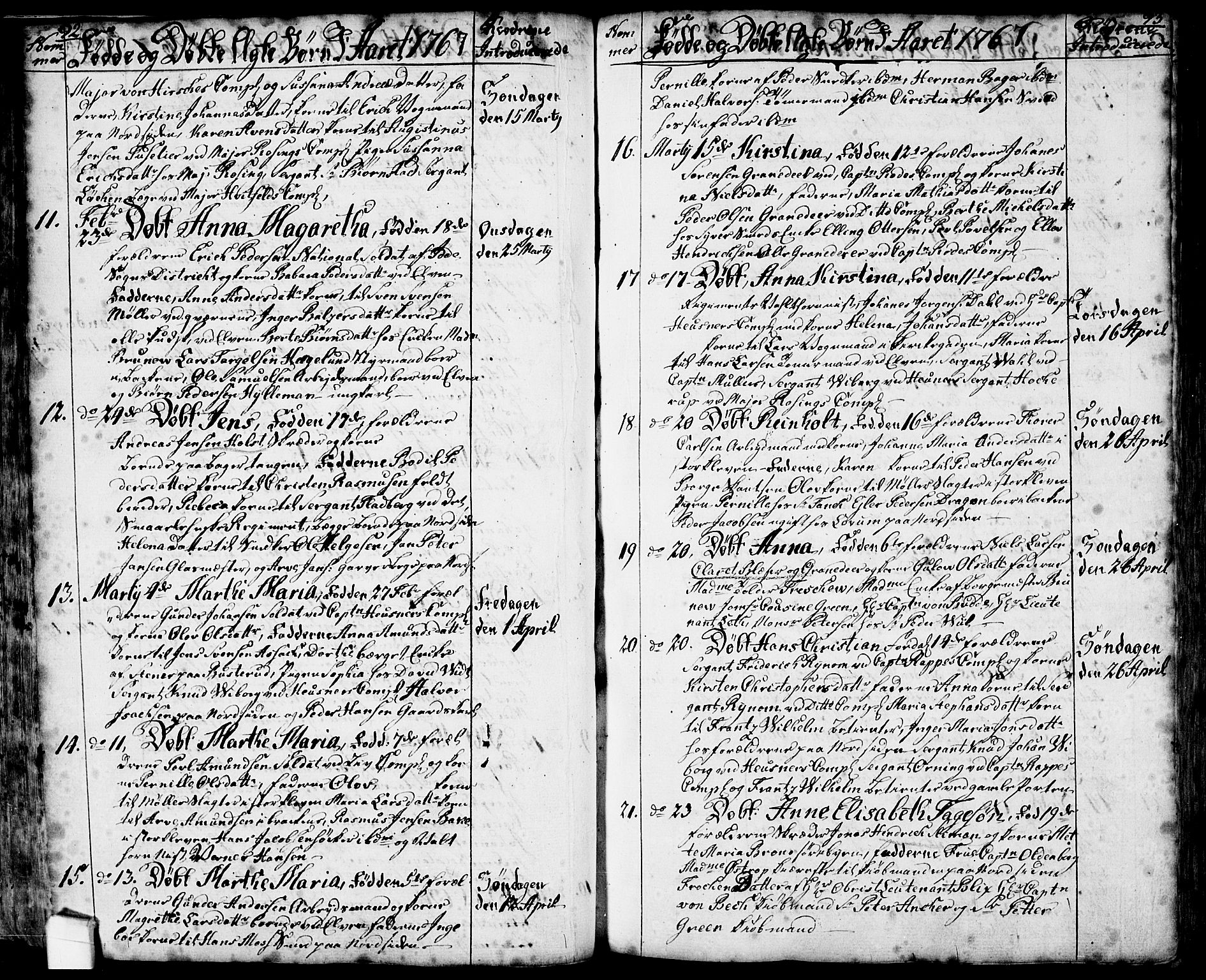 Halden prestekontor Kirkebøker, SAO/A-10909/F/Fa/L0001: Parish register (official) no. I 1, 1758-1791, p. 92-93