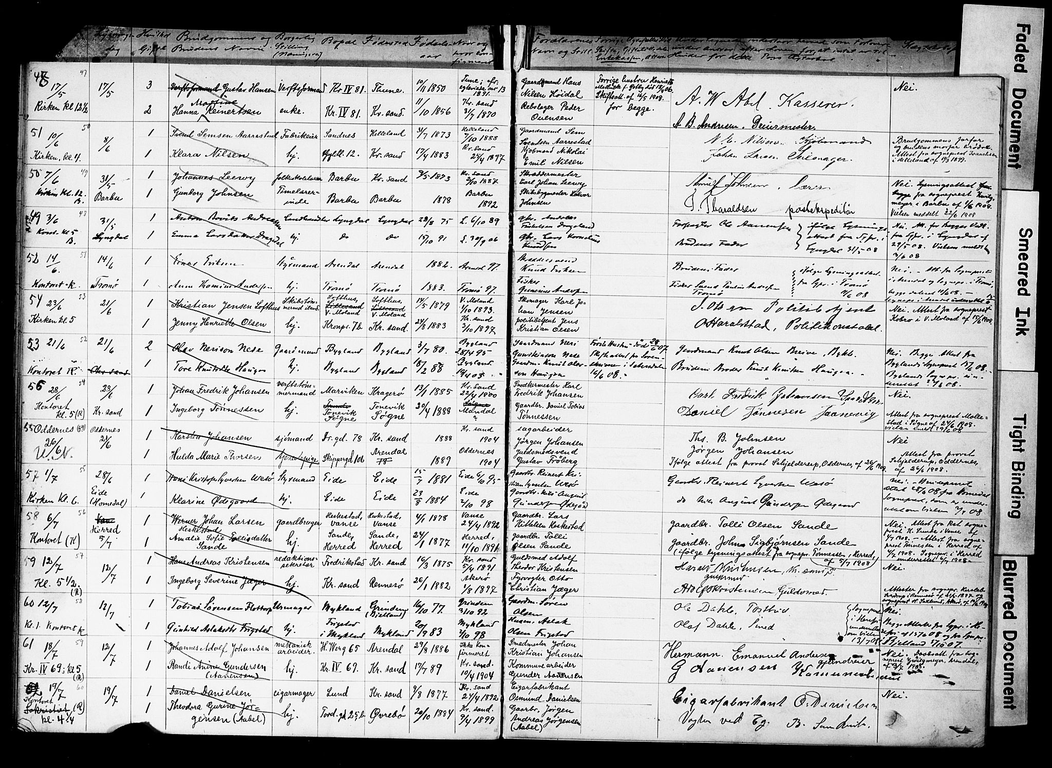 Kristiansand domprosti, AV/SAK-1112-0006/J/Je/L0003: Banns register no. A VI 19, 1903-1911, p. 34