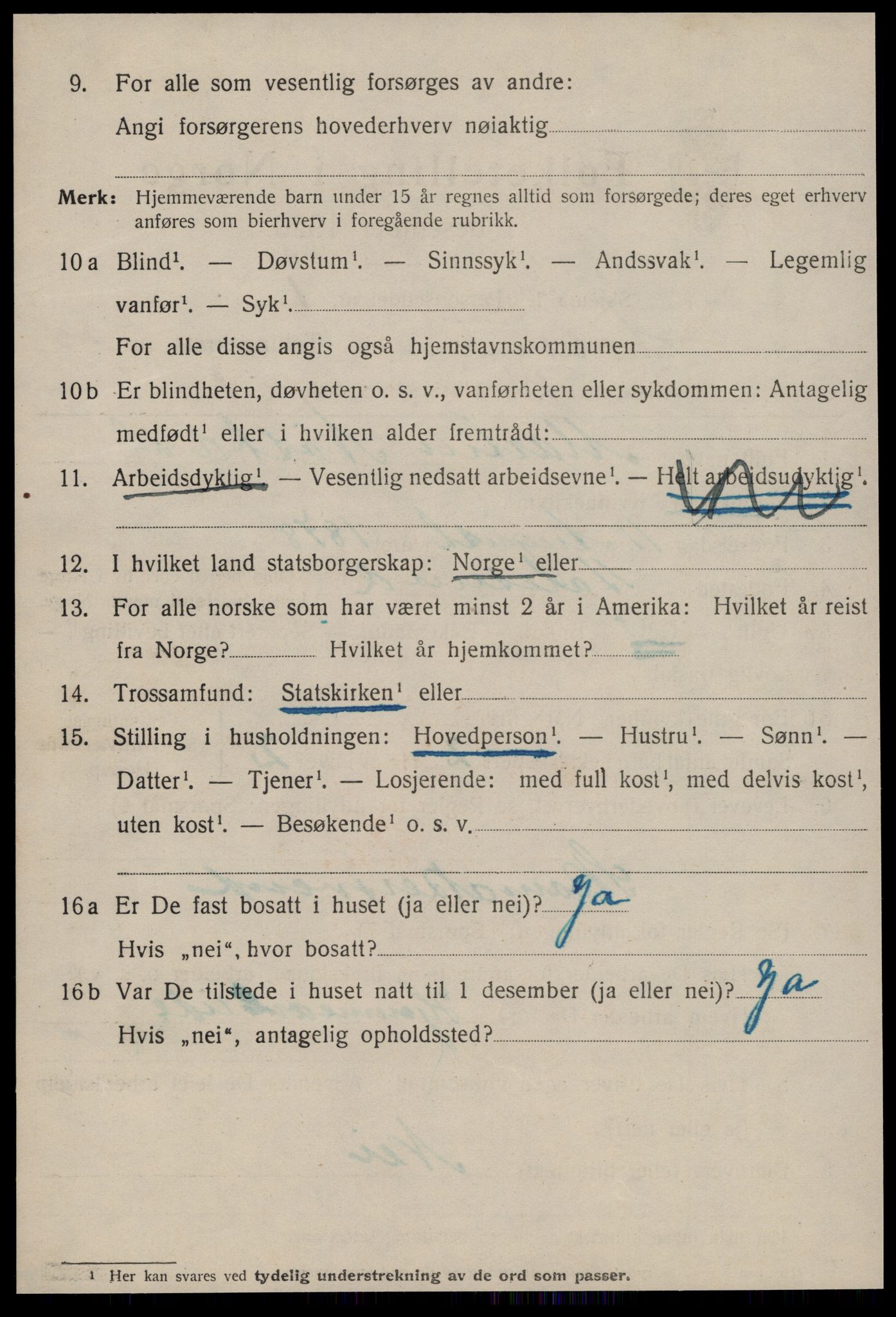 SAT, 1920 census for Ålesund, 1920, p. 42871