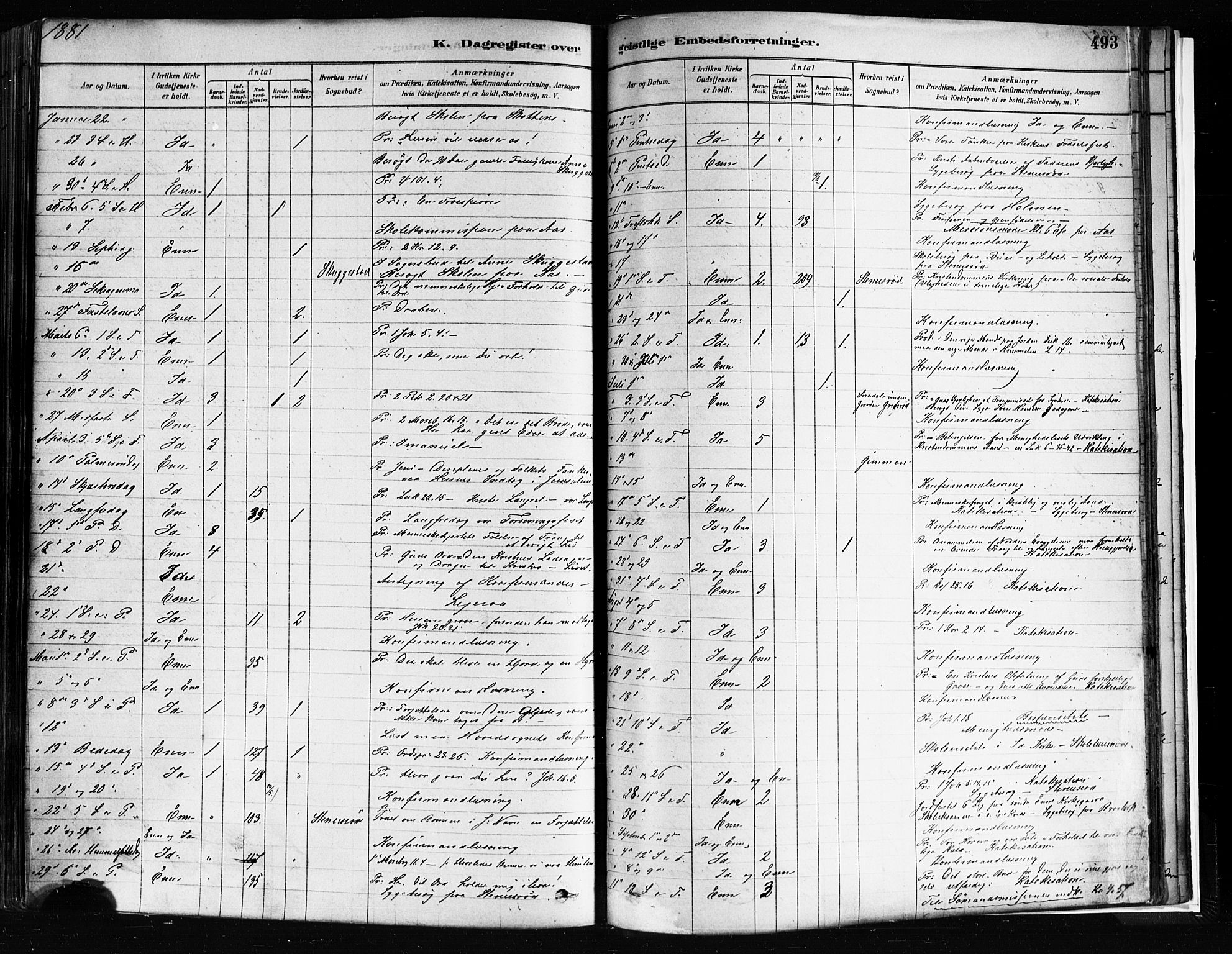 Idd prestekontor Kirkebøker, SAO/A-10911/F/Fc/L0006b: Parish register (official) no. III 6B, 1878-1903, p. 493