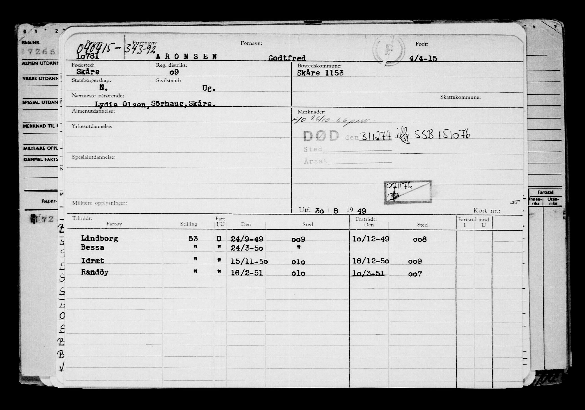 Direktoratet for sjømenn, AV/RA-S-3545/G/Gb/L0128: Hovedkort, 1915, p. 628