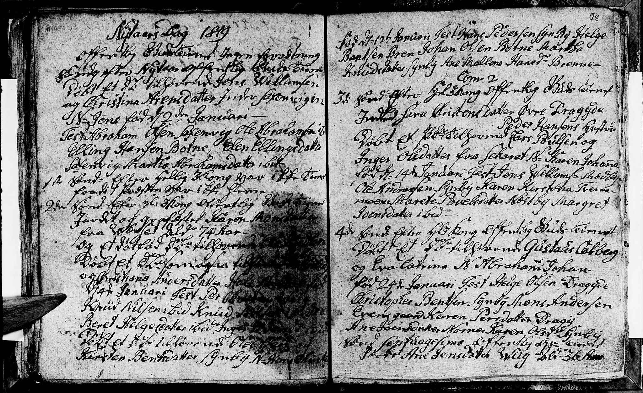 Ministerialprotokoller, klokkerbøker og fødselsregistre - Nordland, SAT/A-1459/847/L0675: Parish register (copy) no. 847C03, 1808-1820, p. 78
