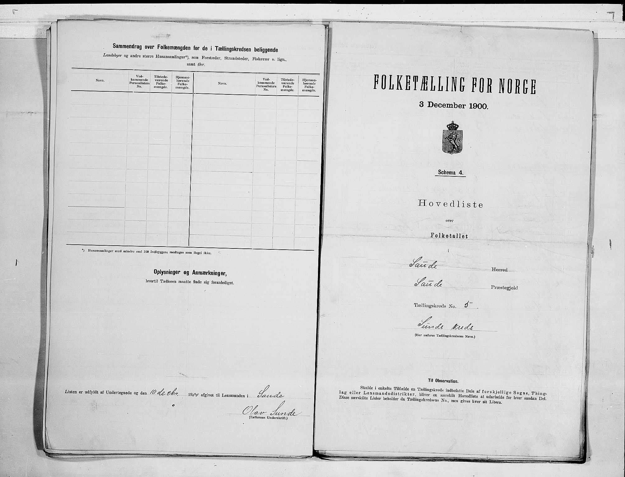 SAKO, 1900 census for Sauherad, 1900, p. 12