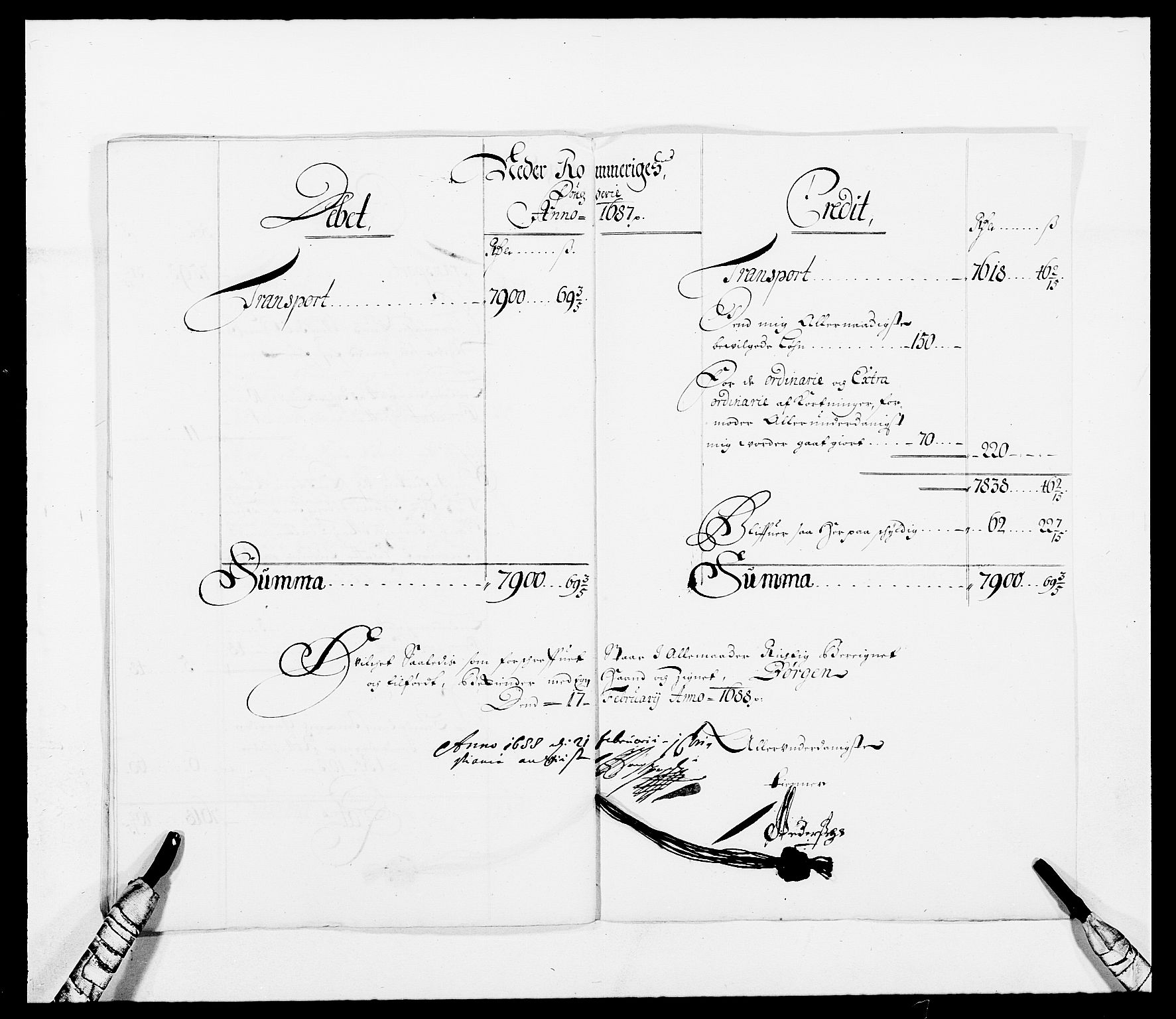 Rentekammeret inntil 1814, Reviderte regnskaper, Fogderegnskap, AV/RA-EA-4092/R11/L0572: Fogderegnskap Nedre Romerike, 1686-1687, p. 222