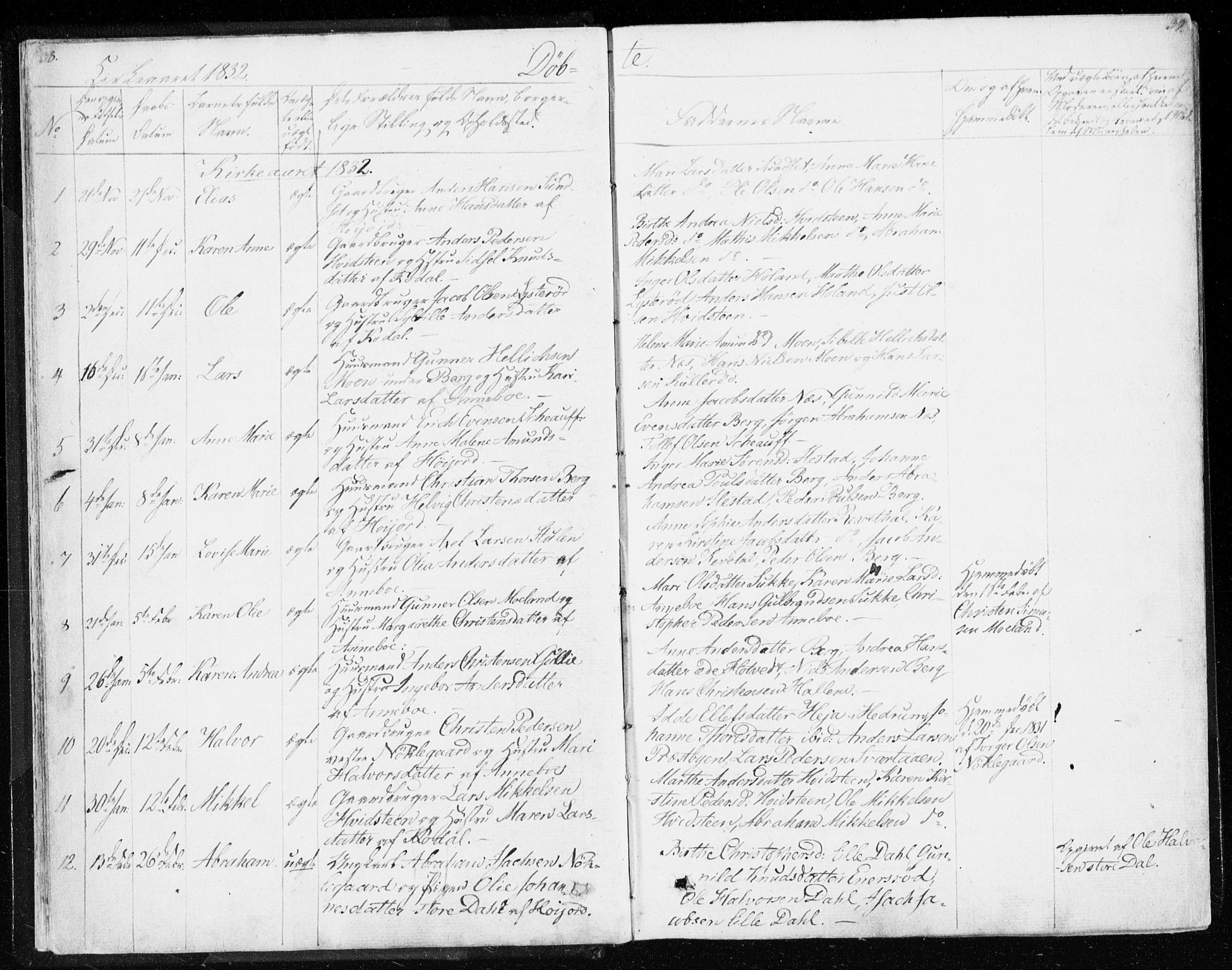 Andebu kirkebøker, AV/SAKO-A-336/F/Fa/L0004: Parish register (official) no. 4, 1829-1856, p. 38-39