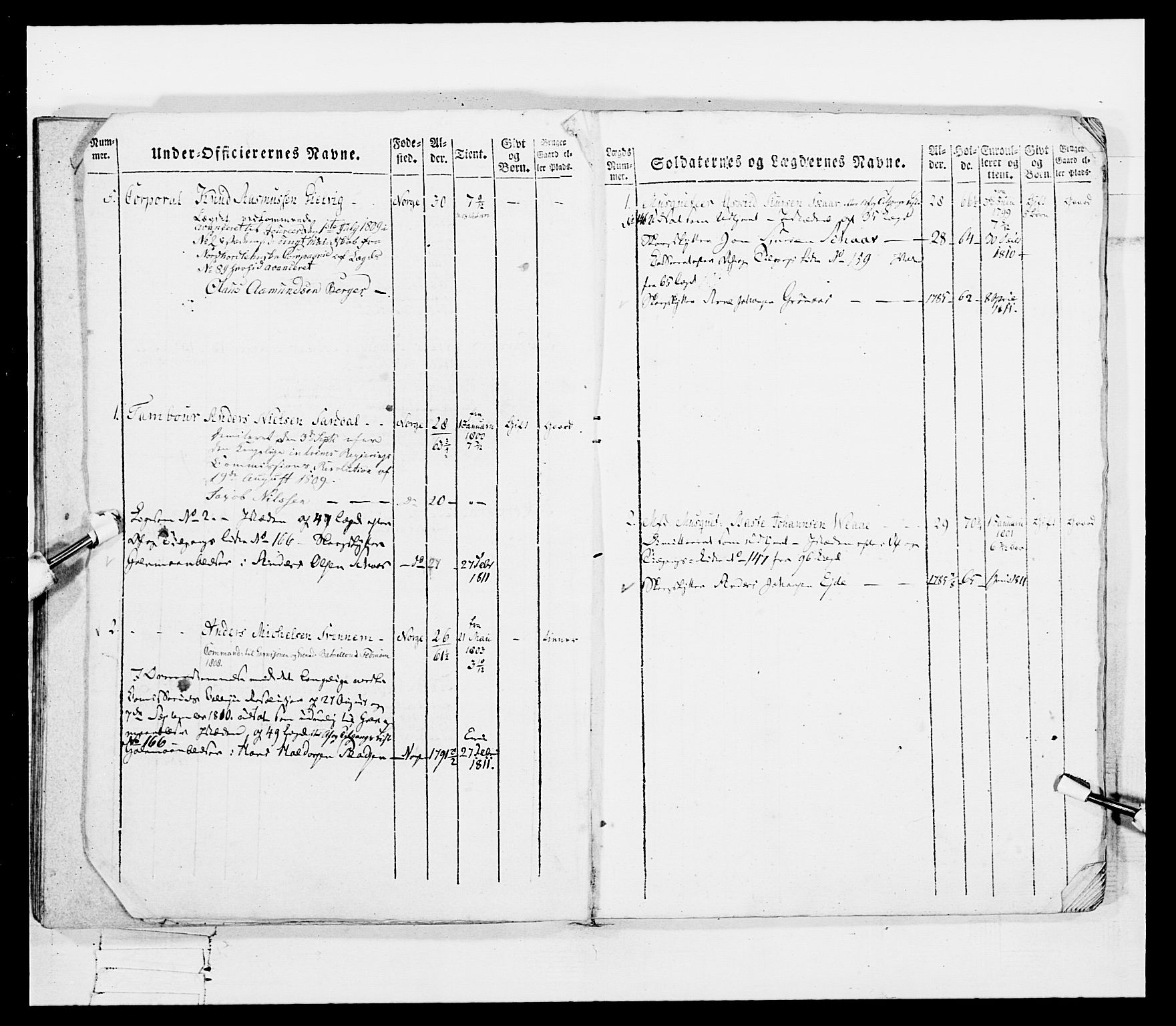 Generalitets- og kommissariatskollegiet, Det kongelige norske kommissariatskollegium, RA/EA-5420/E/Eh/L0097: Bergenhusiske nasjonale infanteriregiment, 1803-1807, p. 189