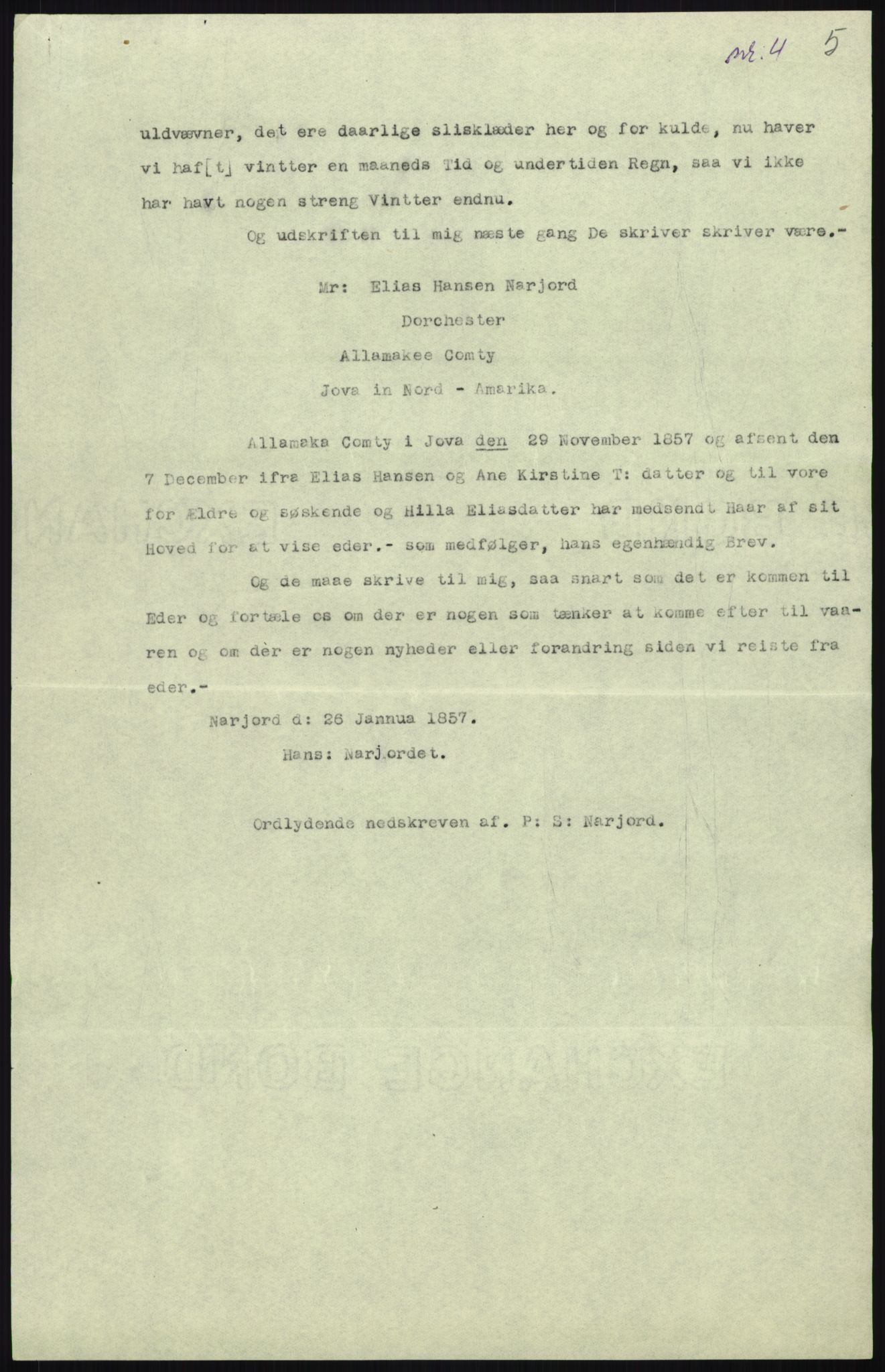 Samlinger til kildeutgivelse, Amerikabrevene, AV/RA-EA-4057/F/L0008: Innlån fra Hedmark: Gamkind - Semmingsen, 1838-1914, p. 385