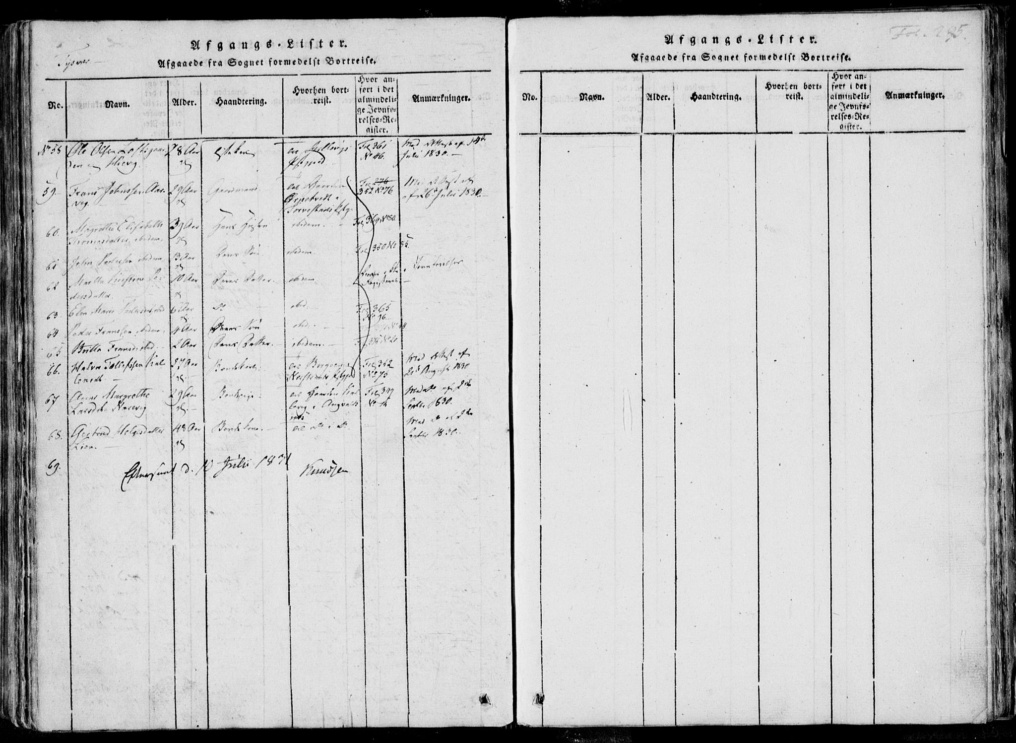 Skjold sokneprestkontor, SAST/A-101847/H/Ha/Haa/L0004: Parish register (official) no. A 4 /1, 1815-1830, p. 295