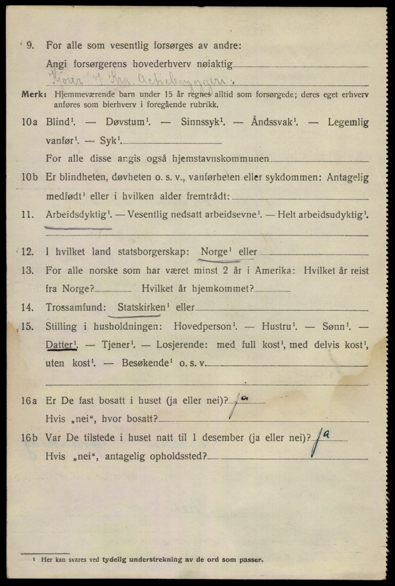 SAO, 1920 census for Kristiania, 1920, p. 238382