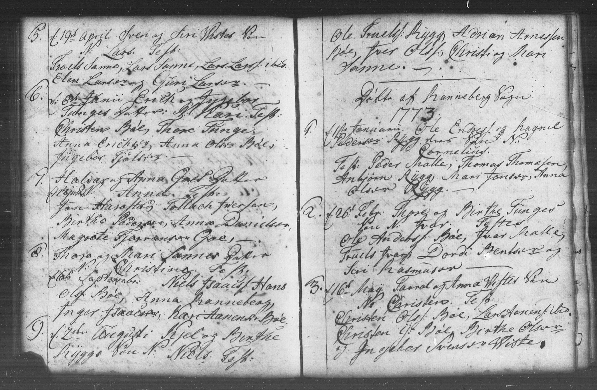 Domkirken sokneprestkontor, AV/SAST-A-101812/001/30/30BB/L0005: Parish register (copy) no. B 5 /2, 1760-1781