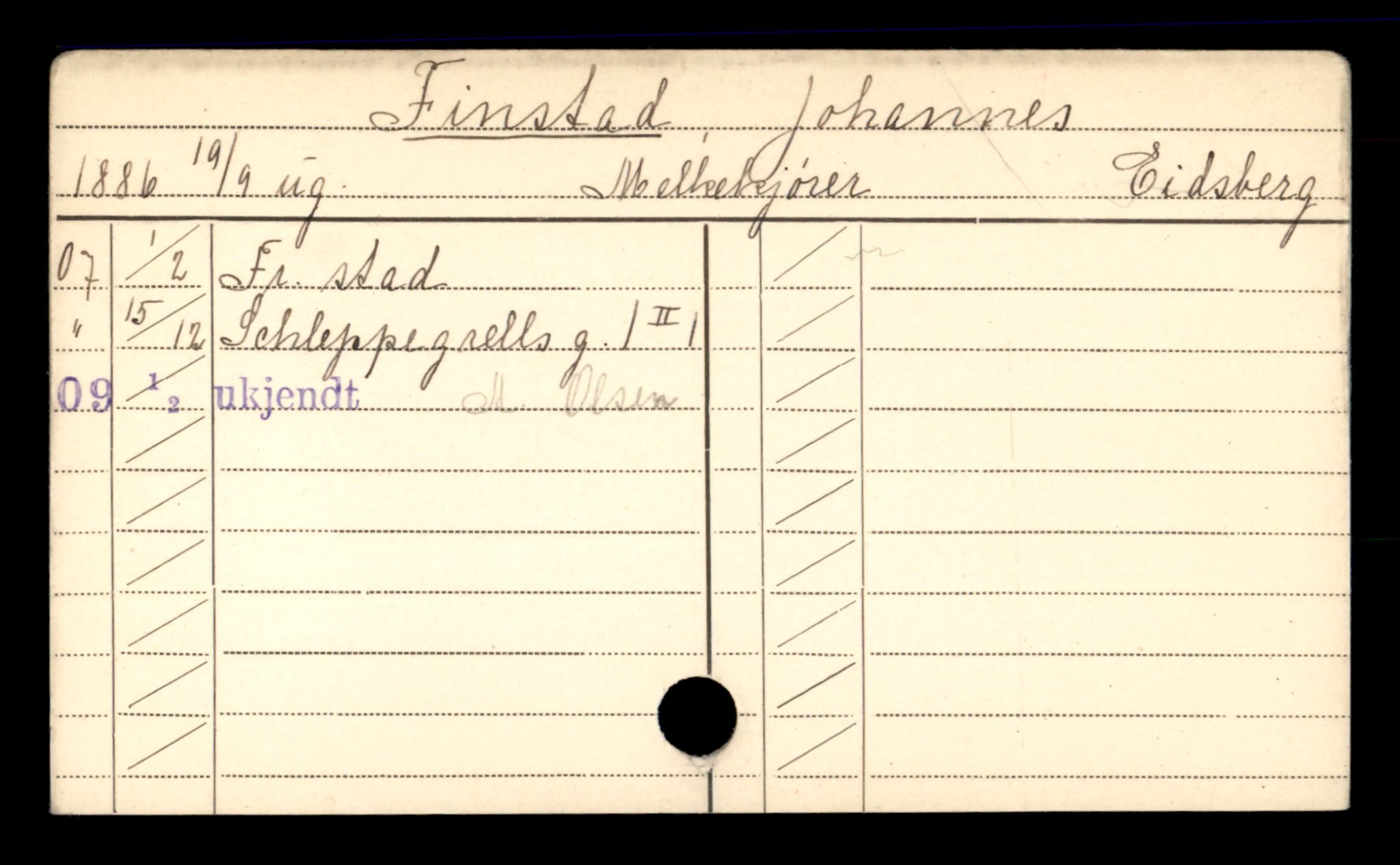 Oslo folkeregister, Registerkort, SAO/A-11715/D/Da/L0020: Menn: Finstad Ivan - Foss Henrik, 1906-1919