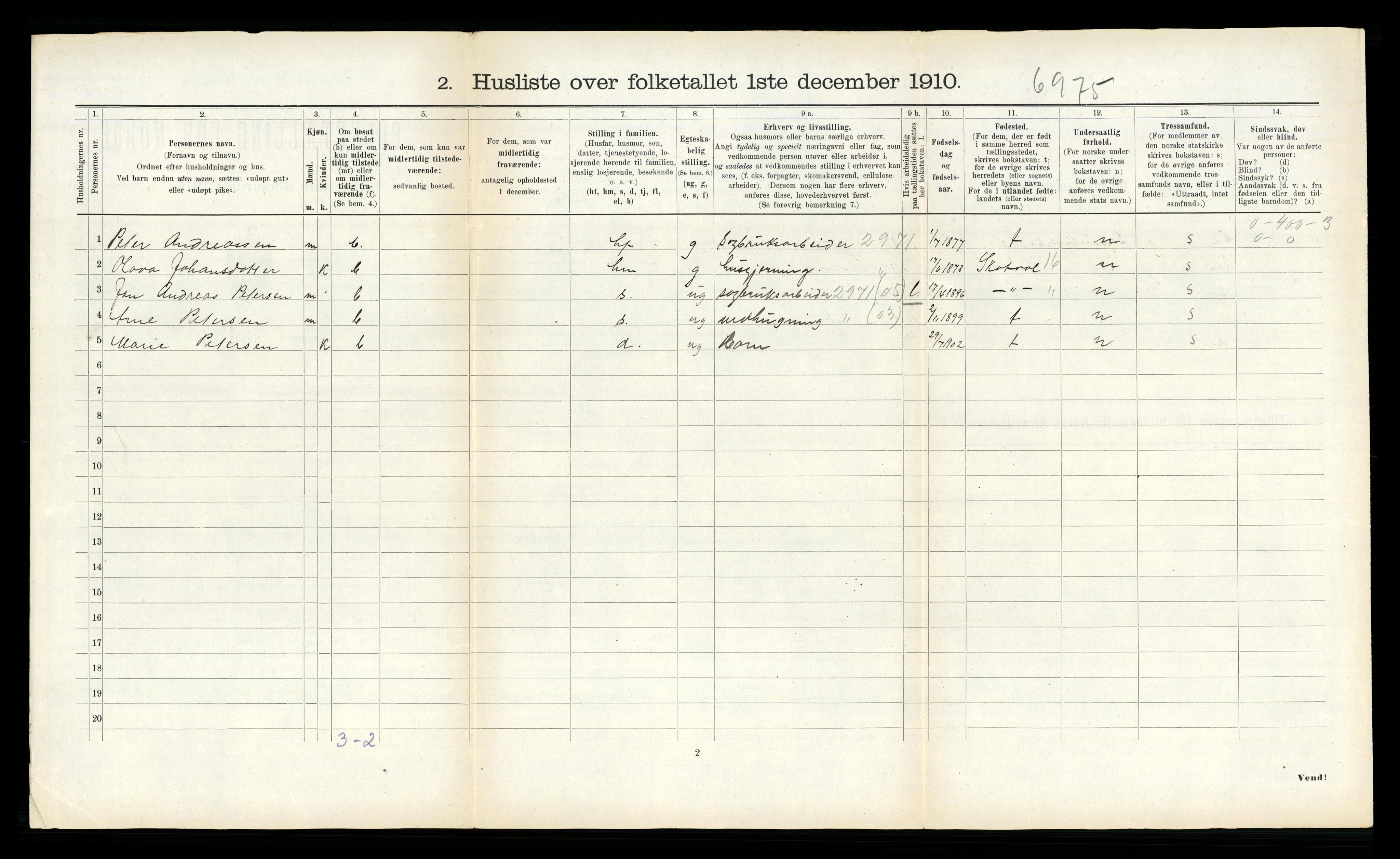 RA, 1910 census for Stjørdal, 1910, p. 169