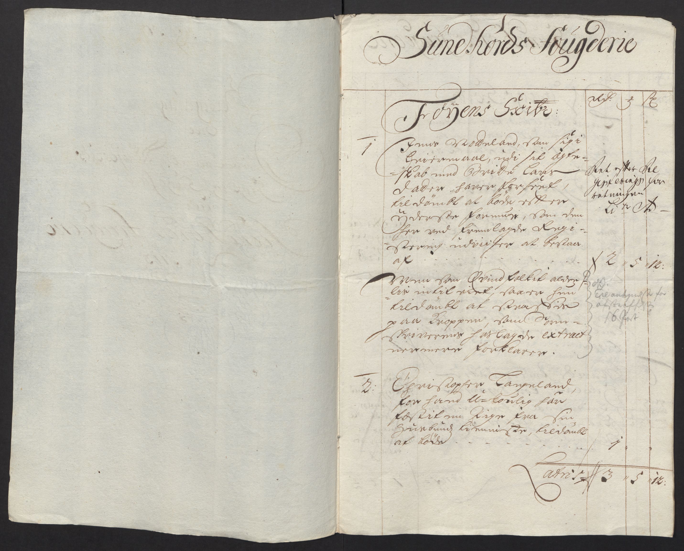 Rentekammeret inntil 1814, Reviderte regnskaper, Fogderegnskap, AV/RA-EA-4092/R48/L2989: Fogderegnskap Sunnhordland og Hardanger, 1713, p. 268