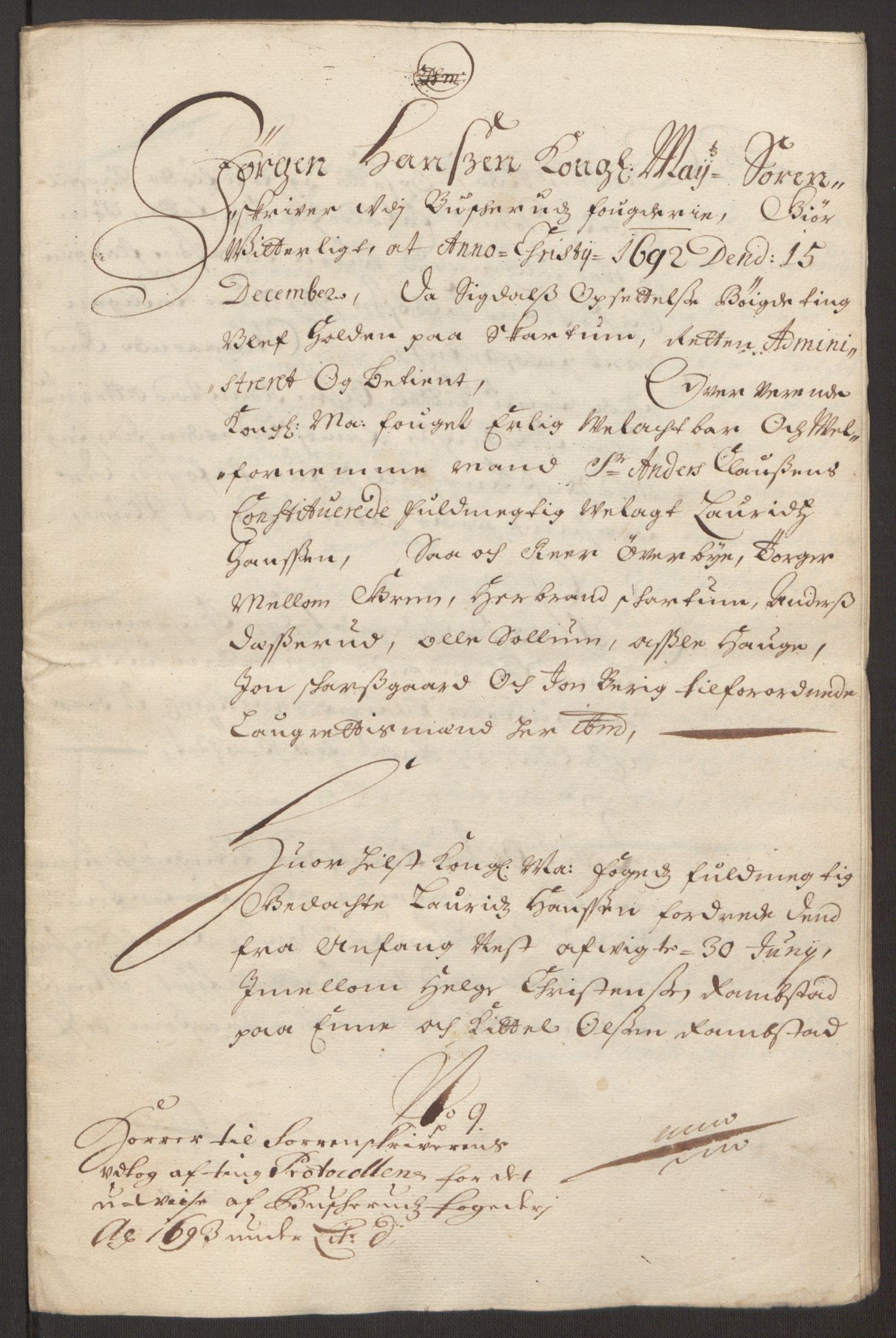 Rentekammeret inntil 1814, Reviderte regnskaper, Fogderegnskap, AV/RA-EA-4092/R25/L1682: Fogderegnskap Buskerud, 1693, p. 82