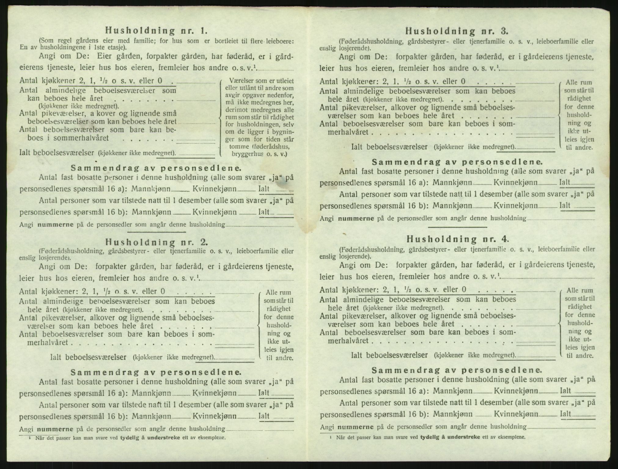 SAKO, 1920 census for Brunlanes, 1920, p. 1888