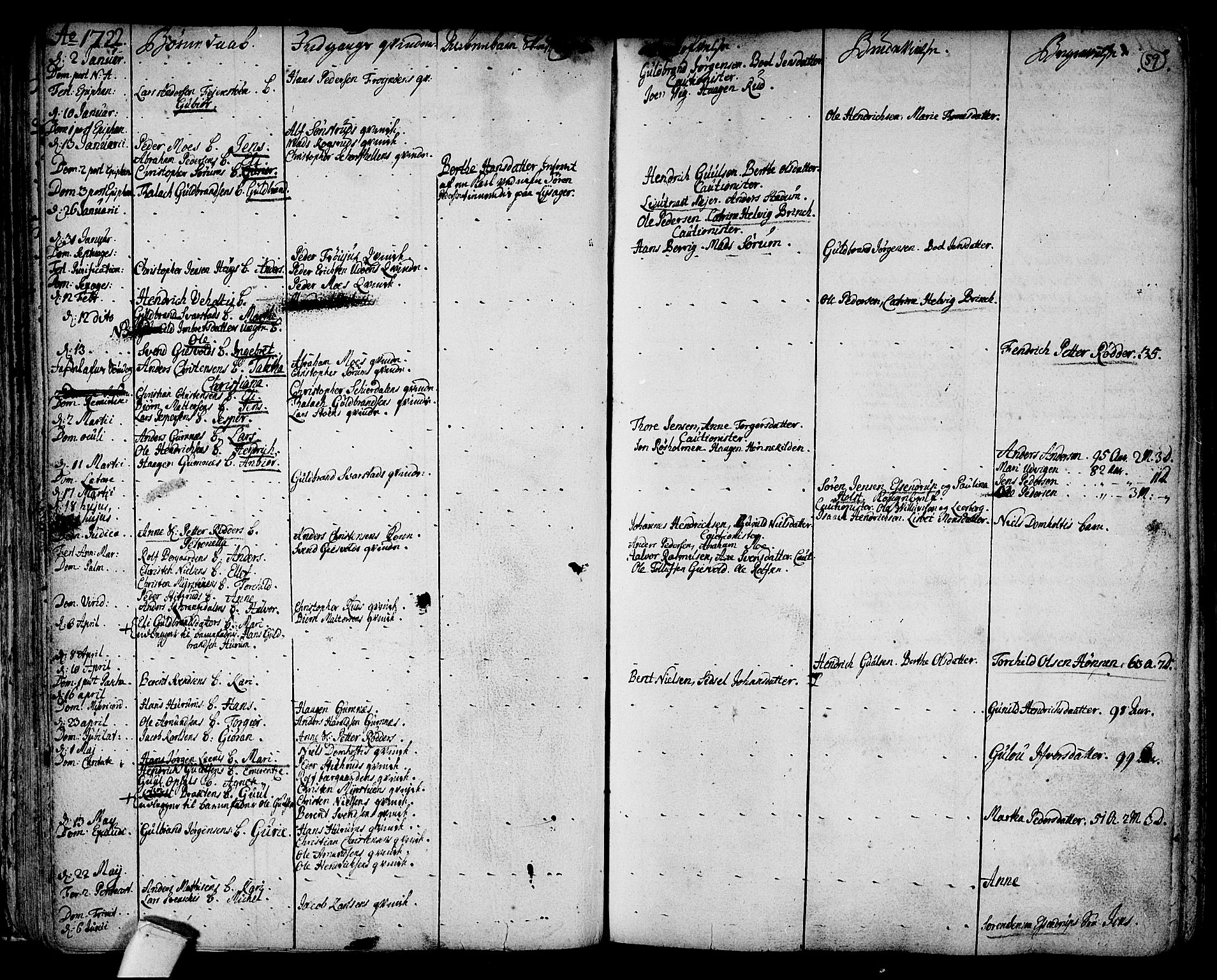 Hole kirkebøker, SAKO/A-228/F/Fa/L0001: Parish register (official) no. I 1, 1716-1765, p. 59