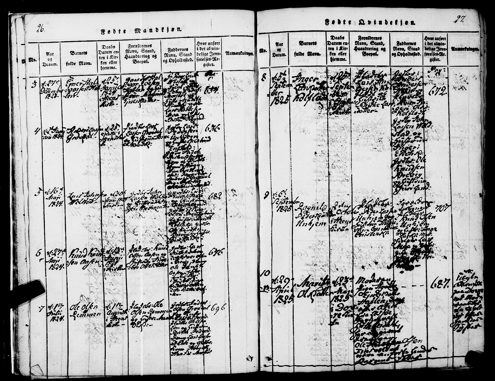 Ministerialprotokoller, klokkerbøker og fødselsregistre - Møre og Romsdal, SAT/A-1454/545/L0585: Parish register (official) no. 545A01, 1818-1853, p. 26-27