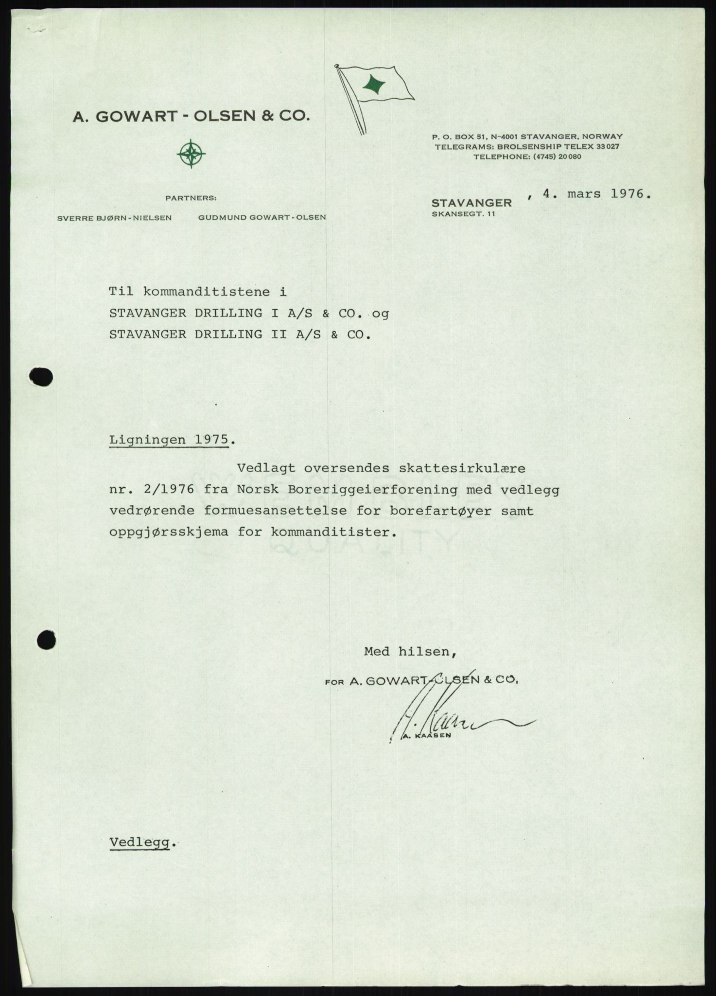 Pa 1503 - Stavanger Drilling AS, AV/SAST-A-101906/D/L0006: Korrespondanse og saksdokumenter, 1974-1984, p. 1211