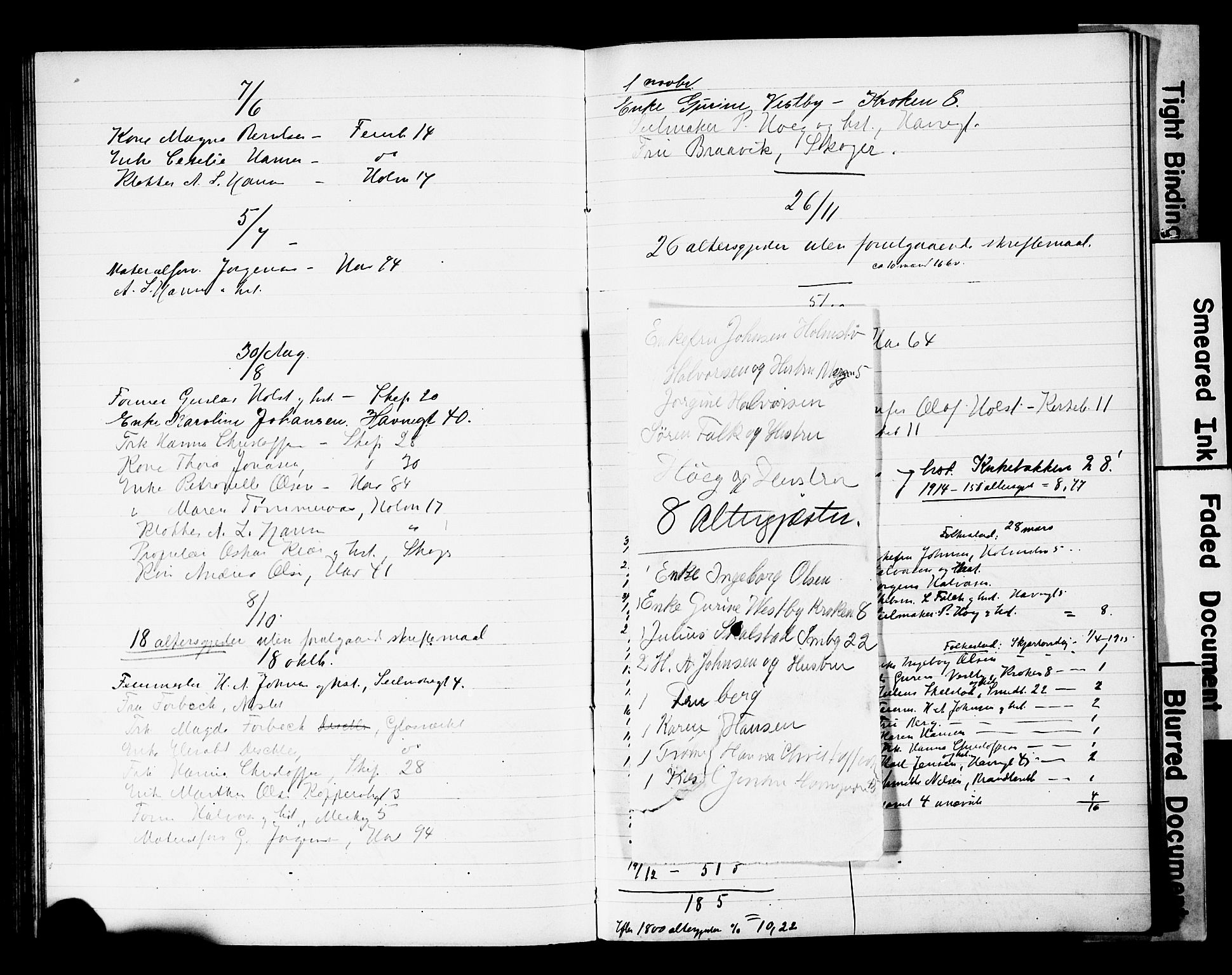 Strømsø kirkebøker, AV/SAKO-A-246/Y/Yb/L0002: Parish register draft no. II 2, 1907-1915