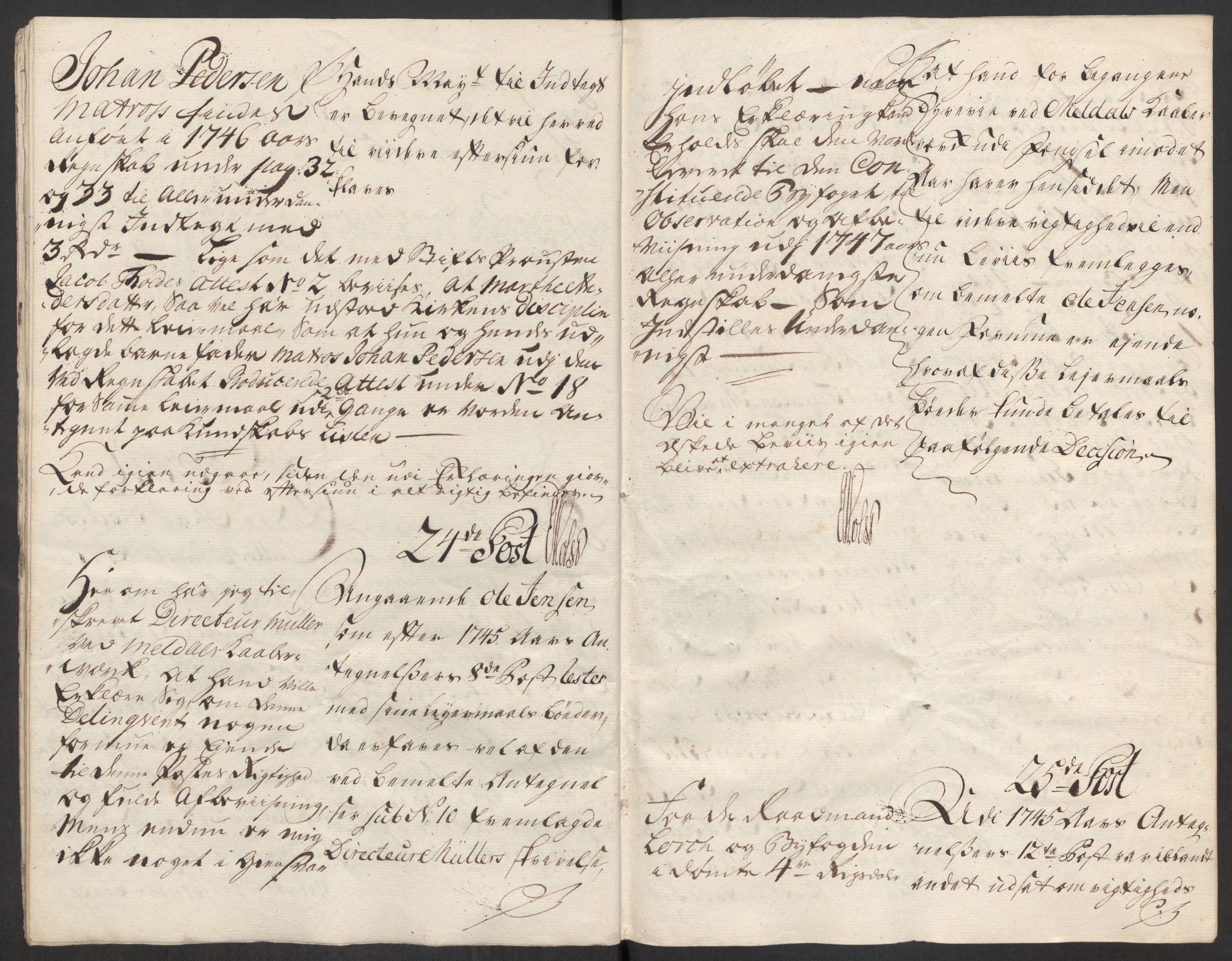 Rentekammeret inntil 1814, Reviderte regnskaper, Byregnskaper, AV/RA-EA-4066/R/Rs/L0541: [S22] Sikt og sakefall, 1743-1746, p. 392