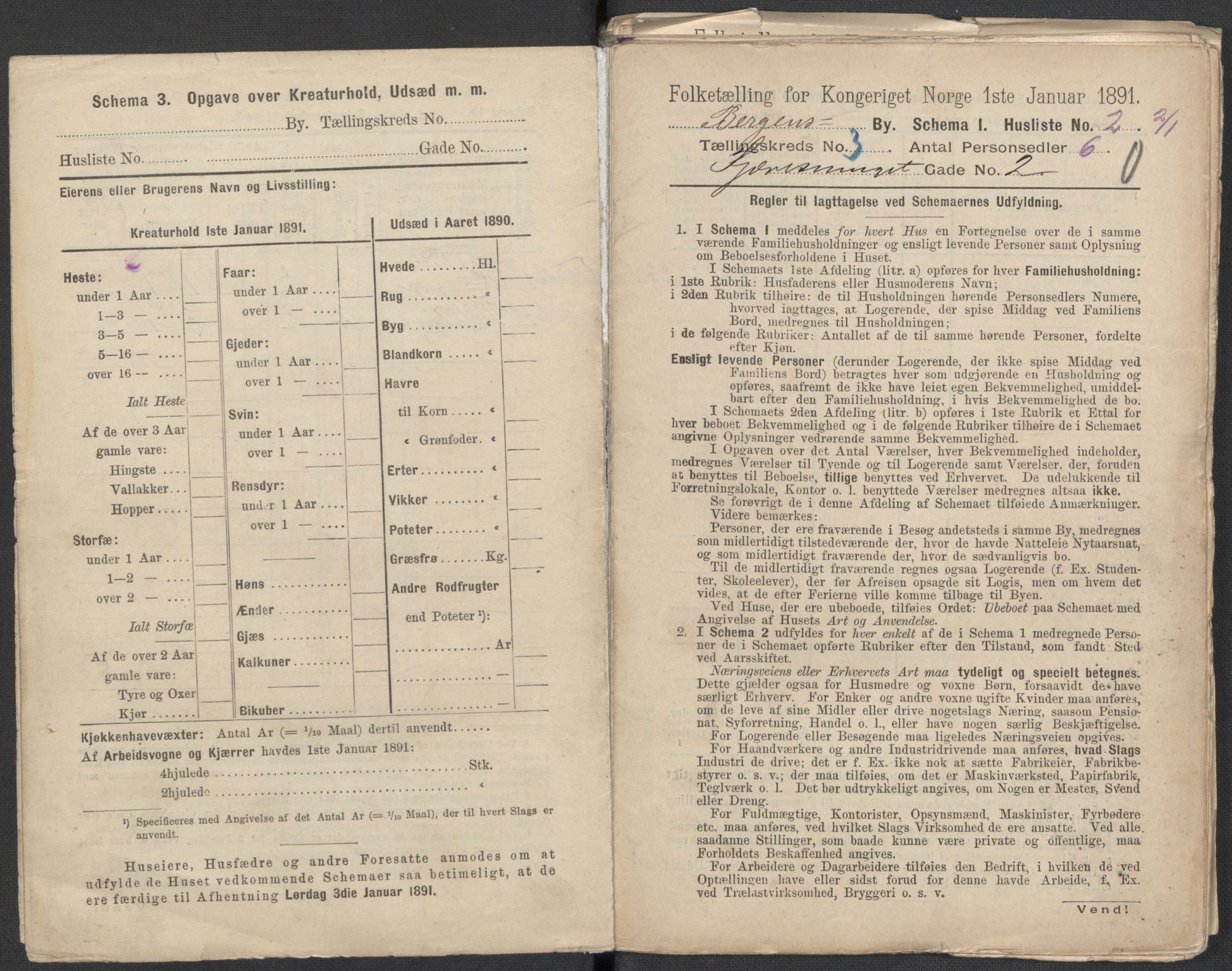 RA, 1891 Census for 1301 Bergen, 1891, p. 559