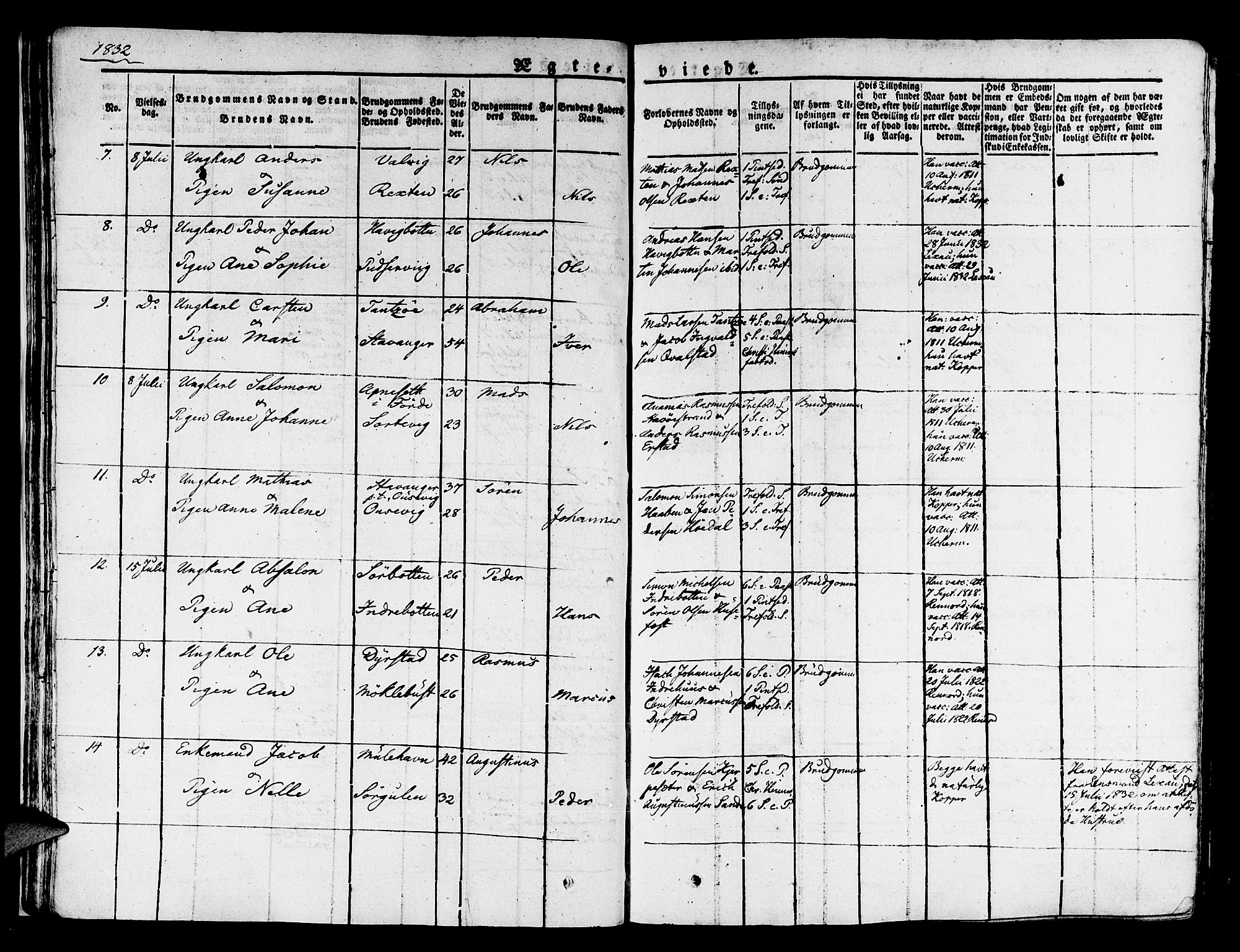 Kinn sokneprestembete, SAB/A-80801/H/Haa/Haaa/L0004/0002: Parish register (official) no. A 4II, 1822-1840, p. 38