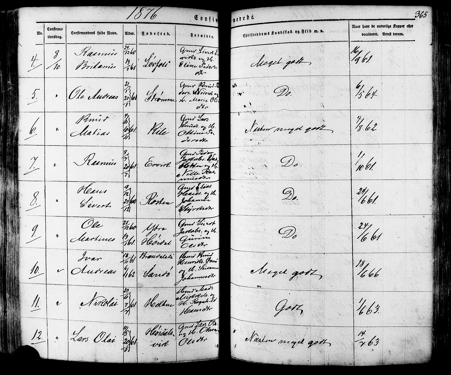 Ministerialprotokoller, klokkerbøker og fødselsregistre - Møre og Romsdal, AV/SAT-A-1454/511/L0140: Parish register (official) no. 511A07, 1851-1878, p. 365