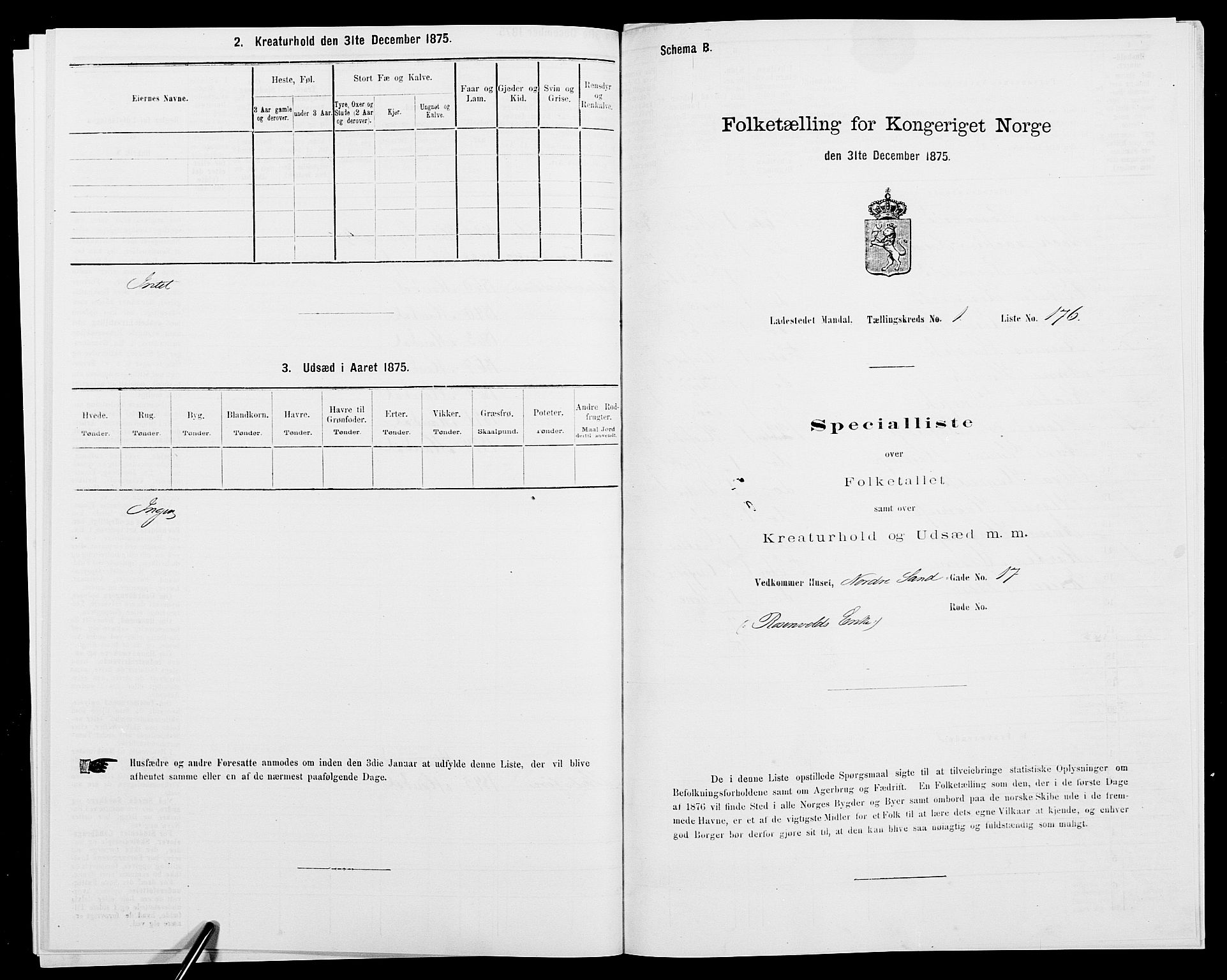 SAK, 1875 census for 1002B Mandal/Mandal, 1875, p. 380