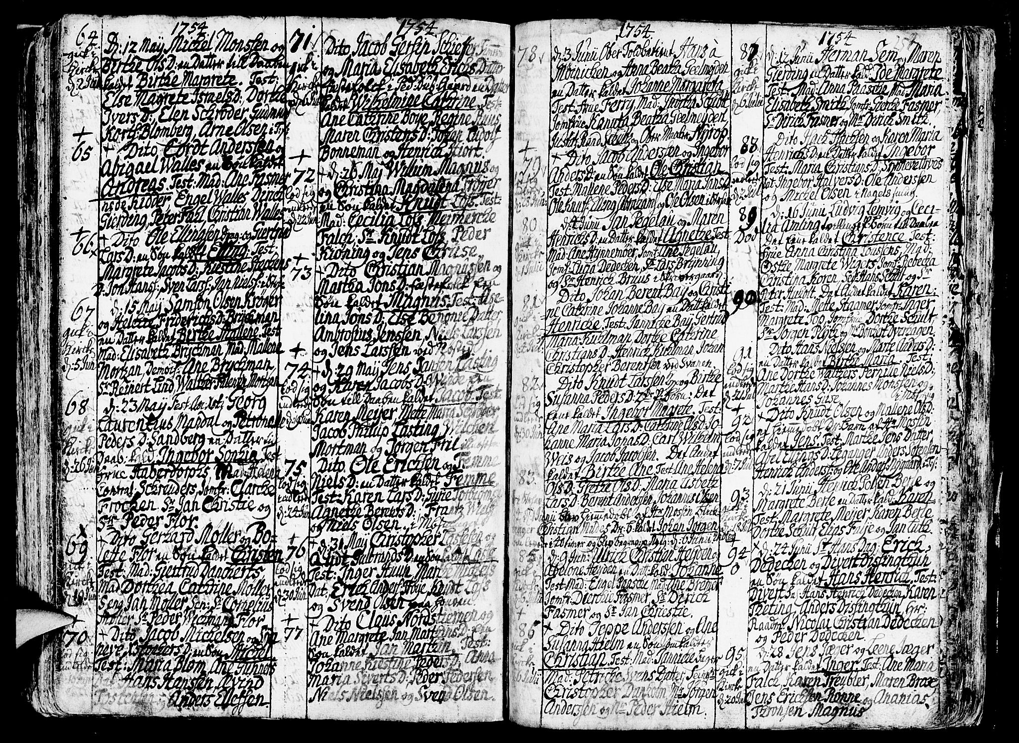 Nykirken Sokneprestembete, SAB/A-77101/H/Haa/L0003: Parish register (official) no. A 3, 1717-1764, p. 259