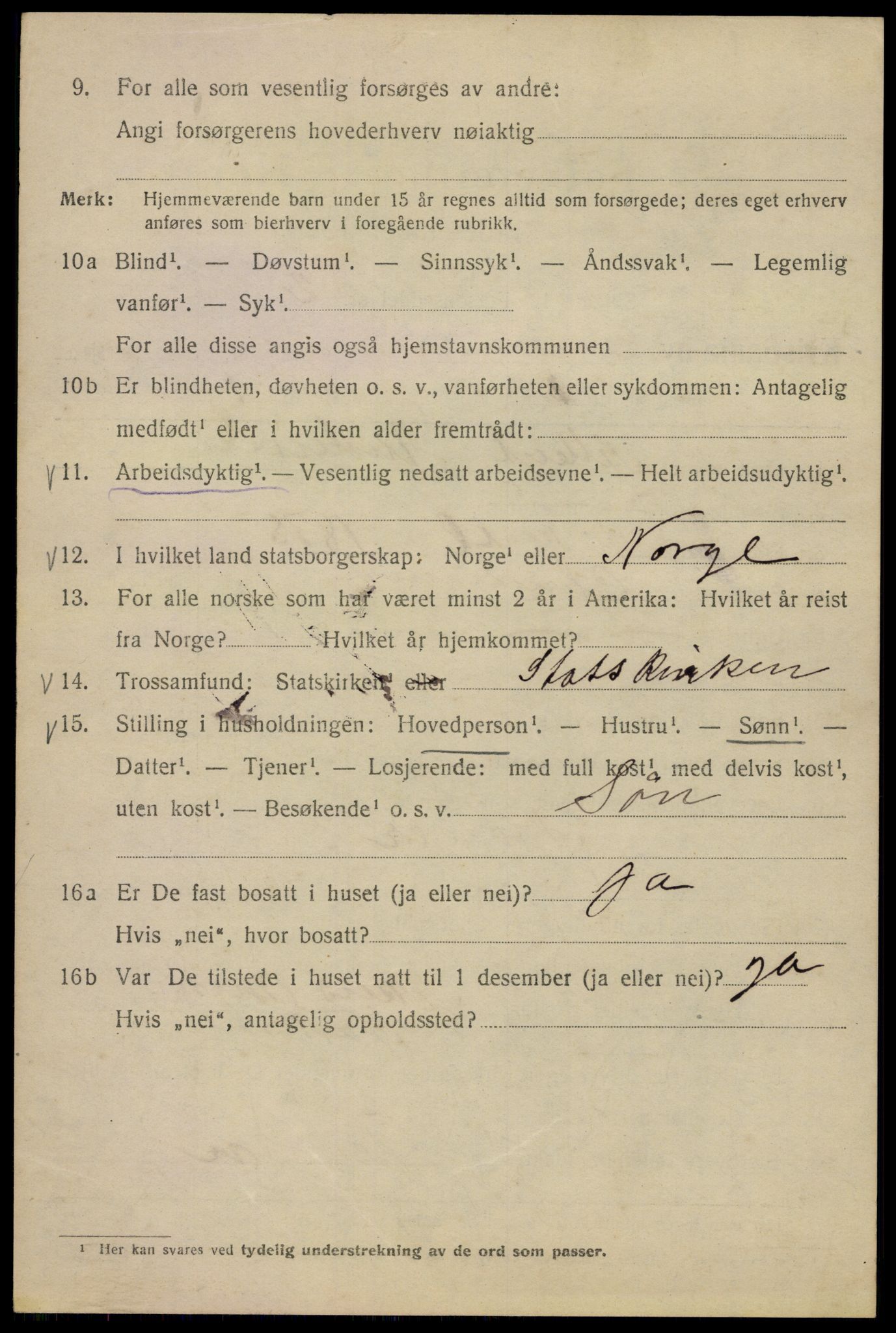 SAO, 1920 census for Kristiania, 1920, p. 304898