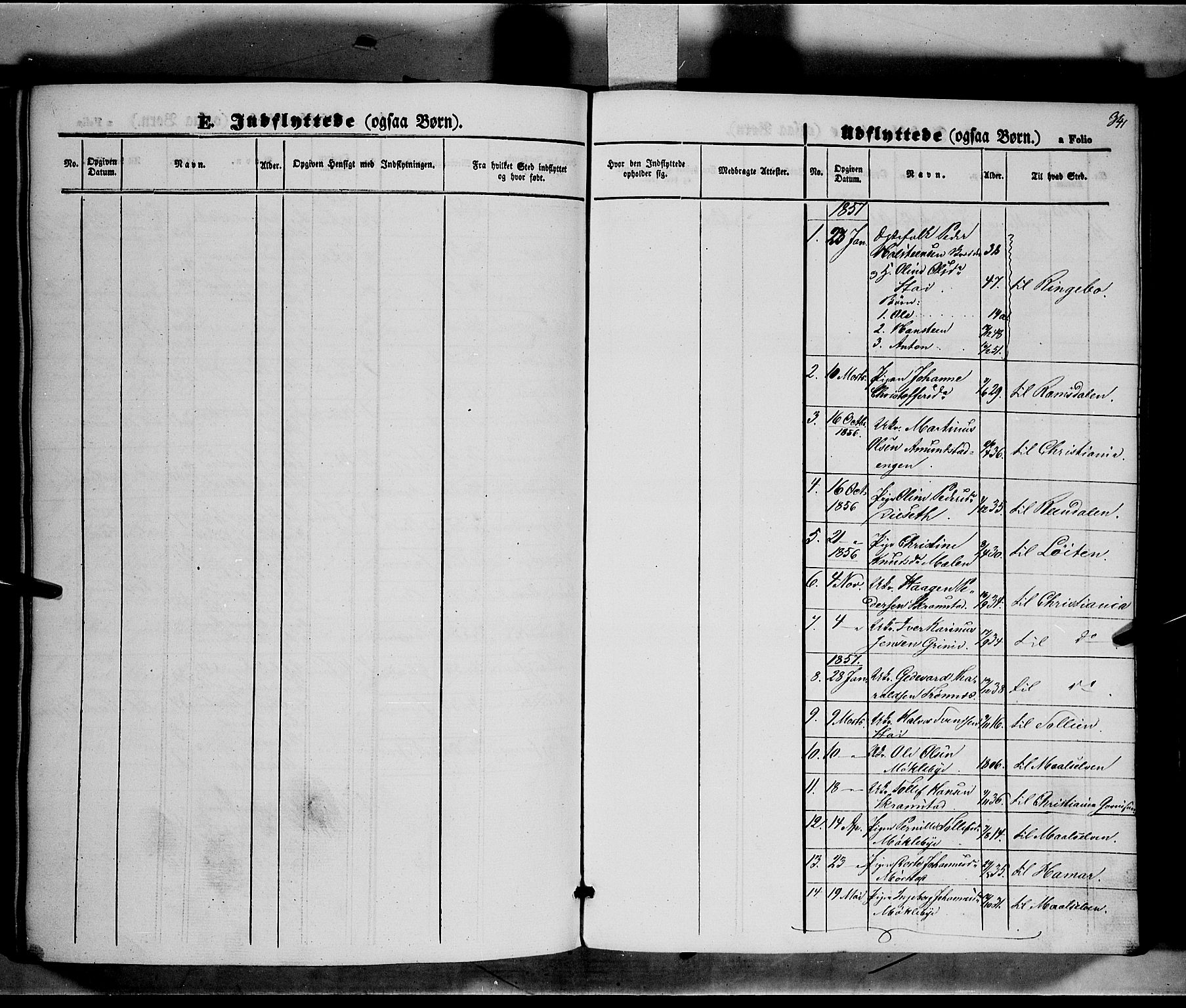 Åmot prestekontor, Hedmark, SAH/PREST-056/H/Ha/Haa/L0006: Parish register (official) no. 6, 1842-1861, p. 341